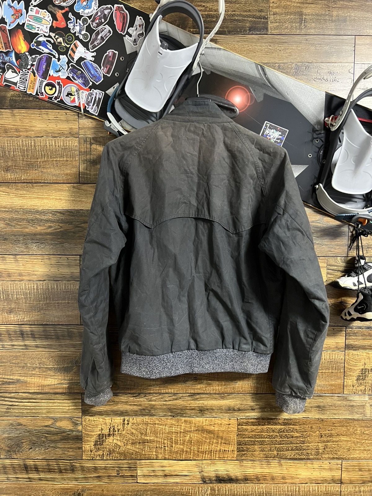 Barbour Barbour International Wax Cotton Bomber Jacket Lining Men L Size US L / EU 52-54 / 3 - 9 Thumbnail