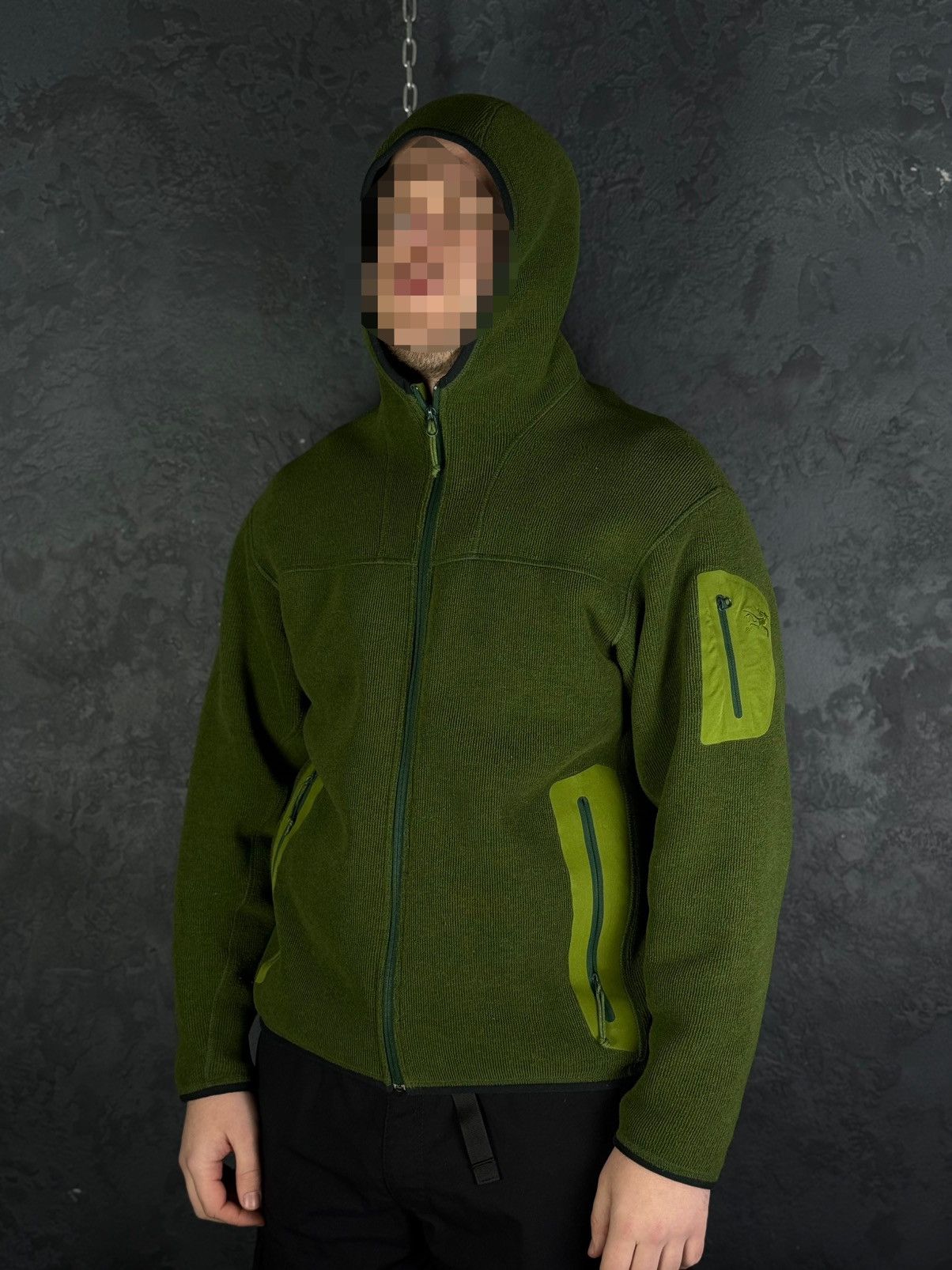 Arc'teryx Arcteryx Covert Hoody Polartec Fleece Jacket Green Mens Size US L / EU 52-54 / 3 - 1 Thumbnail