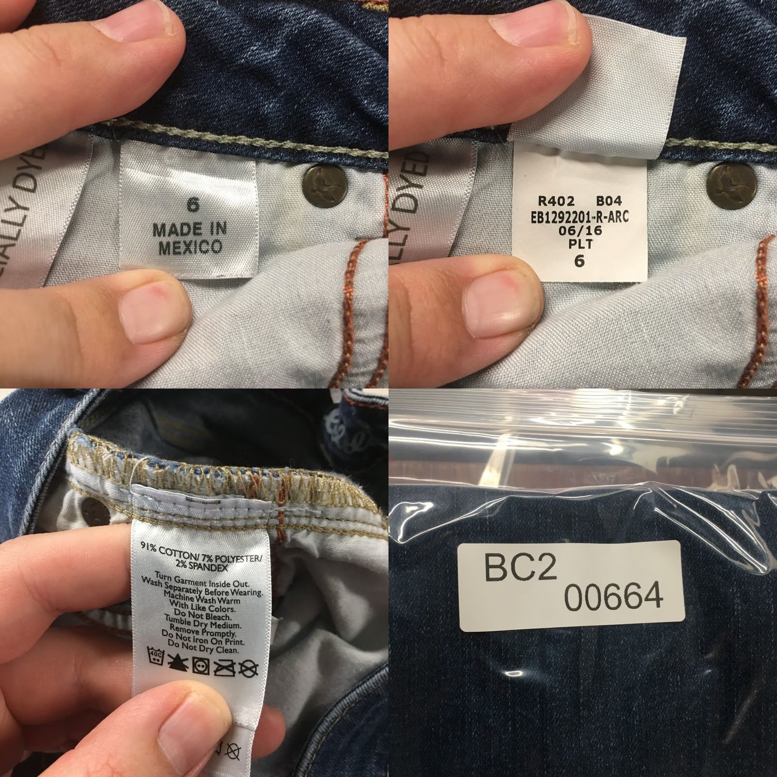 Eddie Bauer Eddie Bauer Jeans Womens 6 Blue Denim Straight Leg Mid Rise Jeans Womens Regular Slim Straight Blue Jeans 6 Mens Womens Size 28" / US 6 / IT 42 - 10 Thumbnail