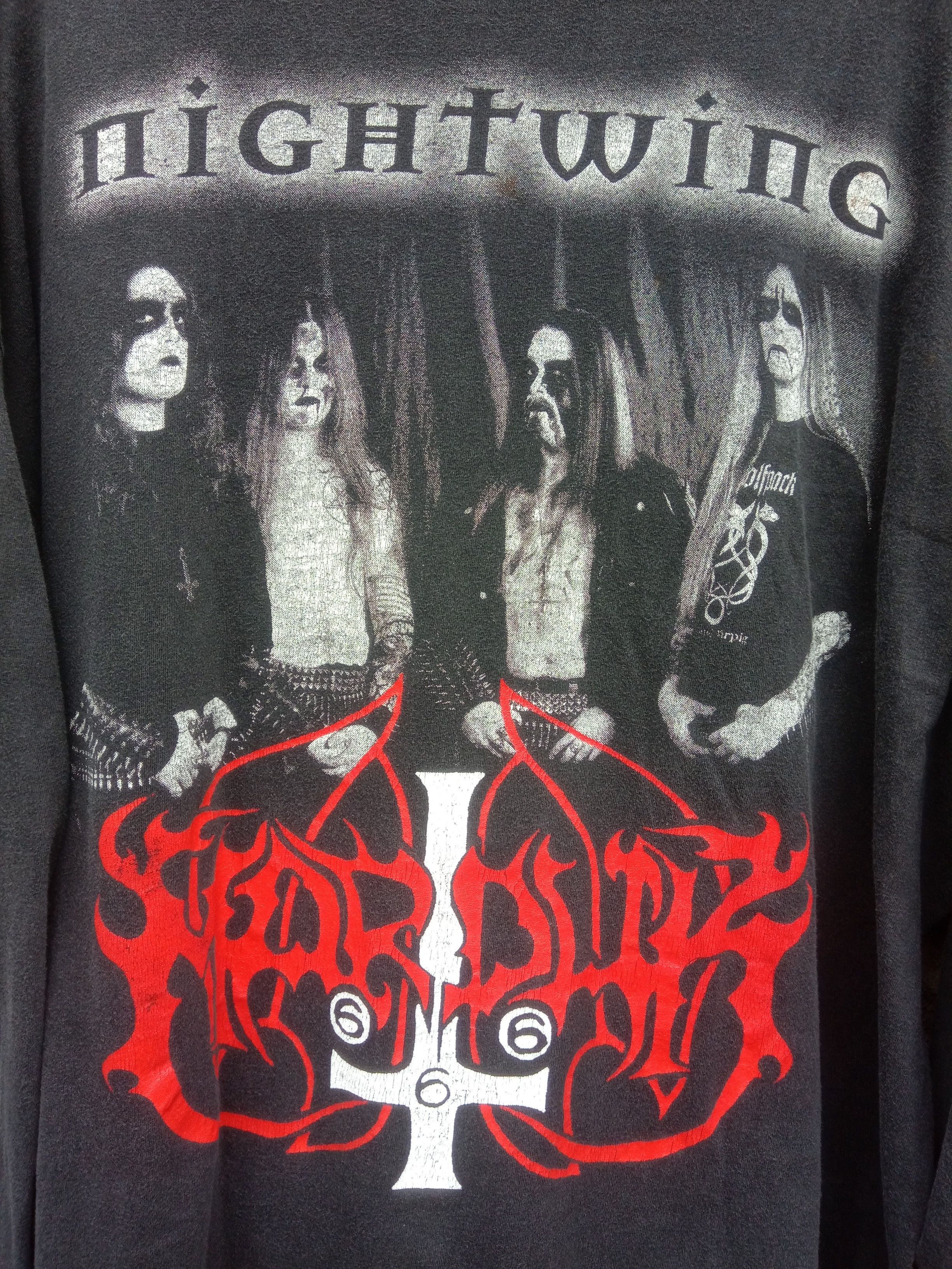Band Tees × Vintage Vintage MARDUK nightwing Size US XL / EU 56 / 4 - 4 Thumbnail