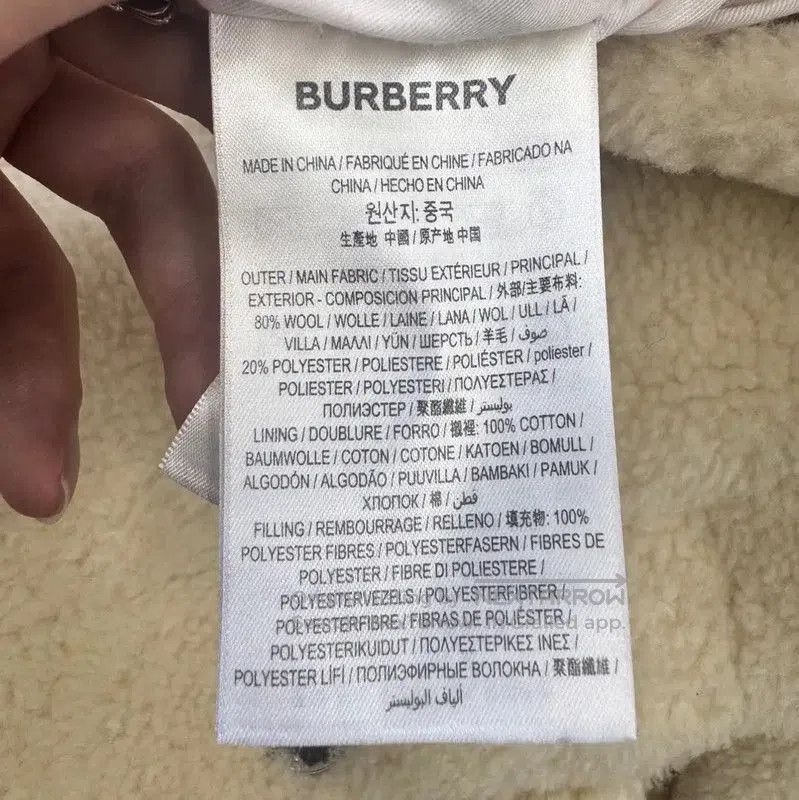 Burberry Burberry White Cotton Coat for Women. Size M / US 6-8 / IT 42-44 - 4 Thumbnail