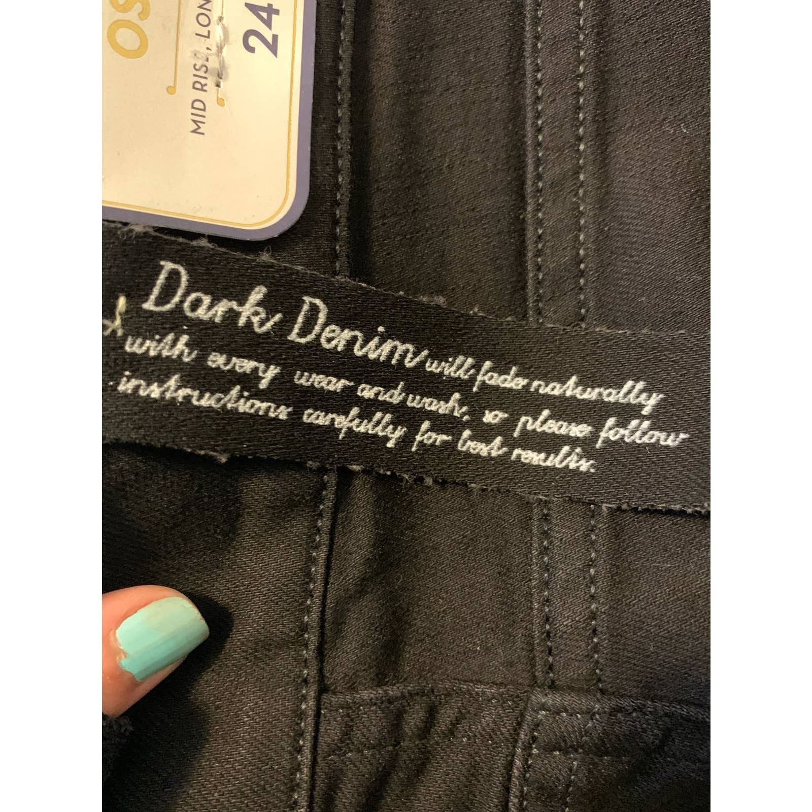 REVOLVE M.i.h. The Oslo black stretch slim jeans size 24 - 0 Size 25" / US 0 / IT 36 - 5 Thumbnail