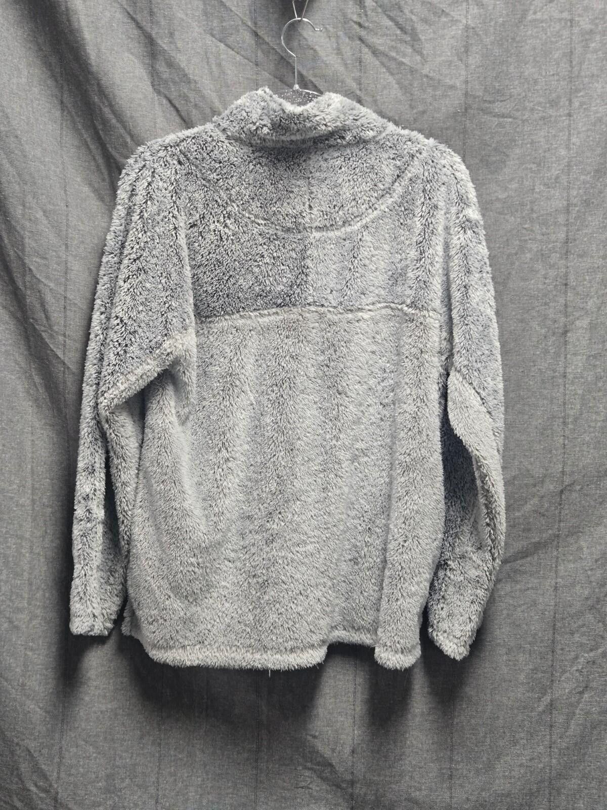 dylan dylan Sz L Sherpa Pullover Hygge Athleisure GorpCore Size 36" / US 14 / IT 50 - 3 Thumbnail