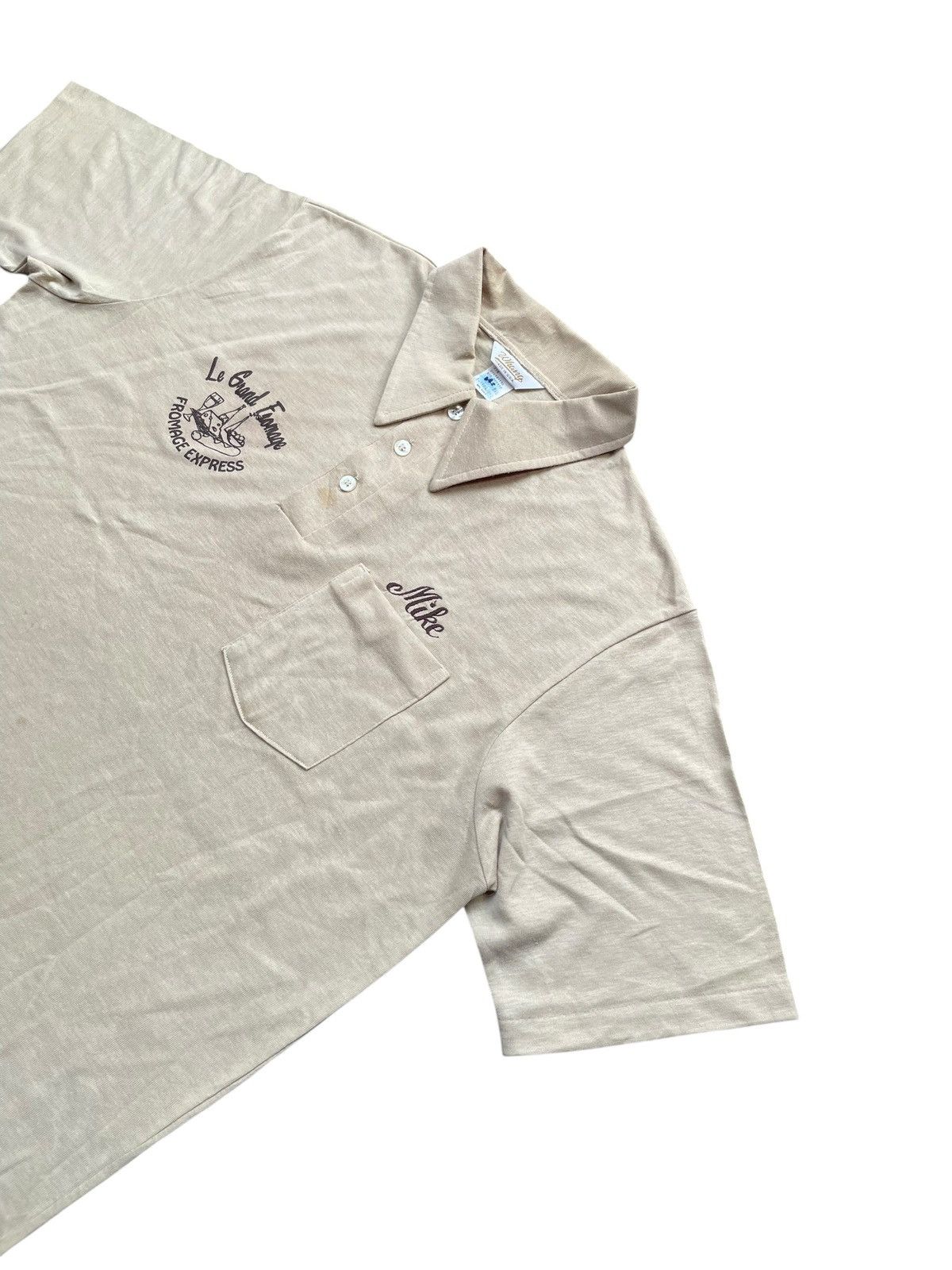 Vintage Vintage Le Grand Fromage Work Polo Tshirt Size US XL / EU 56 / 4 - 2 Thumbnail