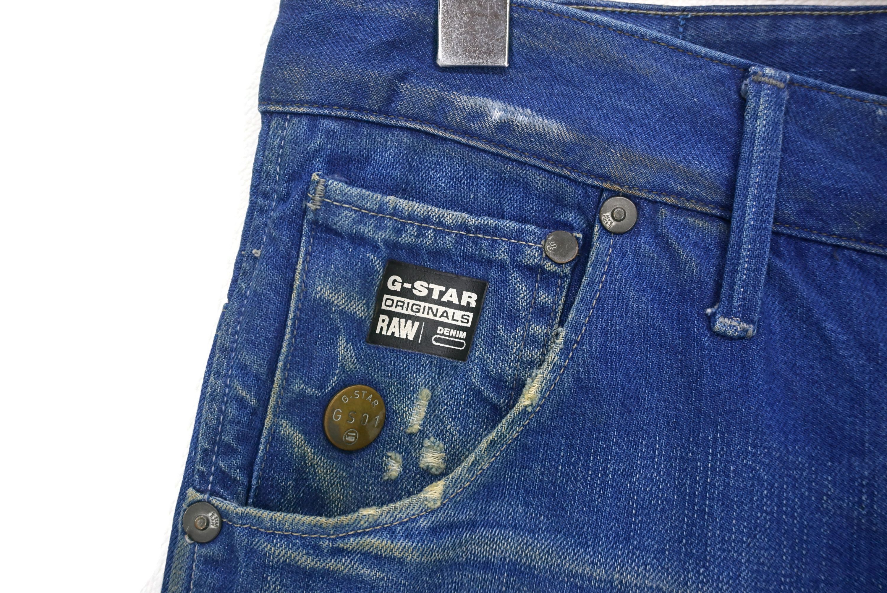 G-Star Arc 3D Slim Jeans Size 30 fit W32xL32 Distressed Denim Italy Size US 30 / EU 46 - 4 Thumbnail