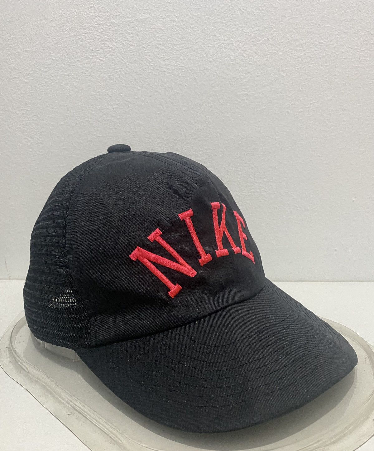 Nike 🇺🇸 Vintage Nike 90’s Spell Out Trucker Snapback Made Usa Size ONE SIZE - 1 Thumbnail