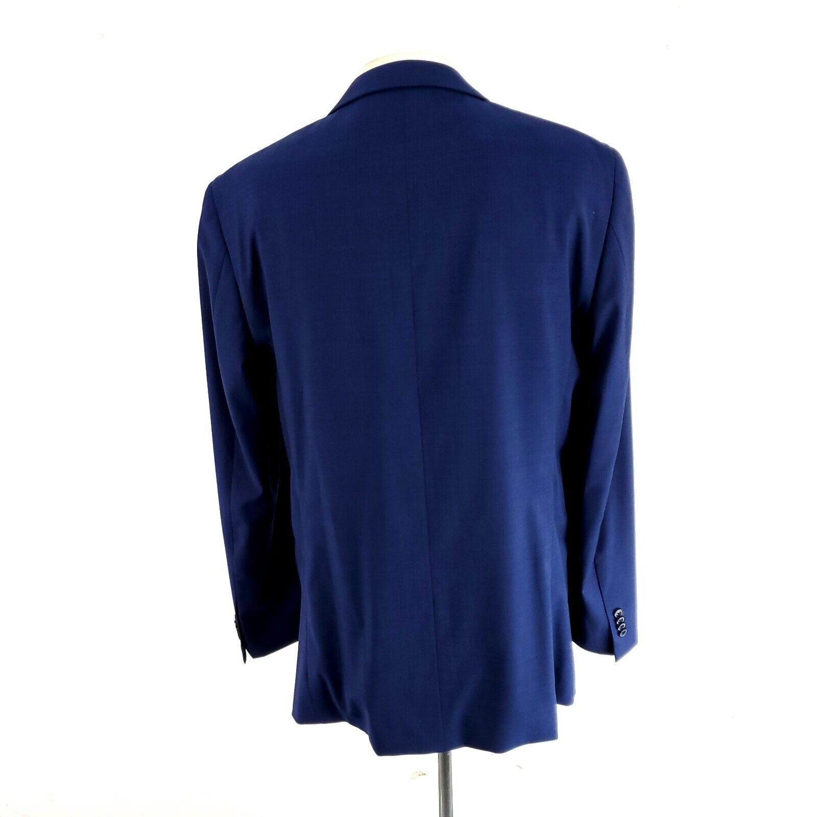 Joseph Abboud Joseph Abboud Wool Polyester 2 Button Blazer 42R Blue Herrin Size 42R - 5 Thumbnail