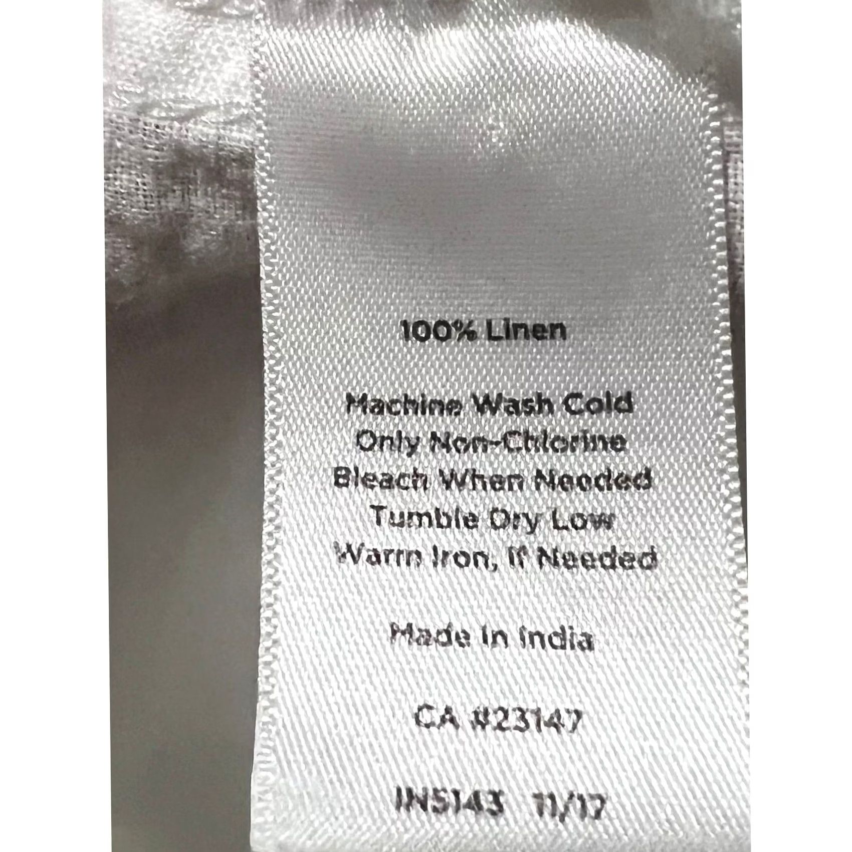 Talbots VINTAGE Talbots Women’s Linen Camp Shirt White Popover Pockets Long Sleeve European Sz L Size L / US 10 / IT 46 - 8 Thumbnail