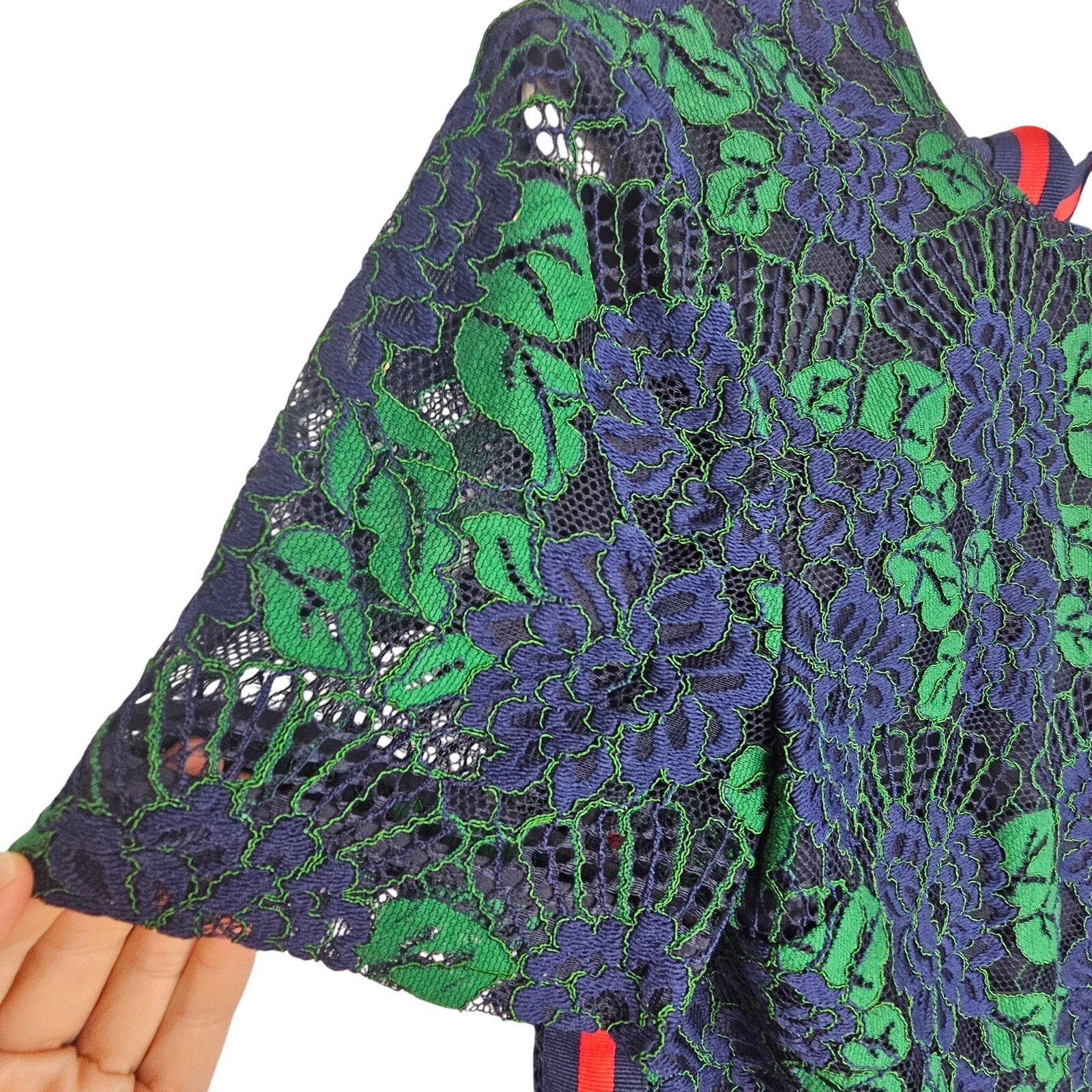 Ted Baker Ted Baker Thallia Floral Lace Top 2 Designer Whimsygoth Size M / US 6-8 / IT 42-44 - 6 Thumbnail
