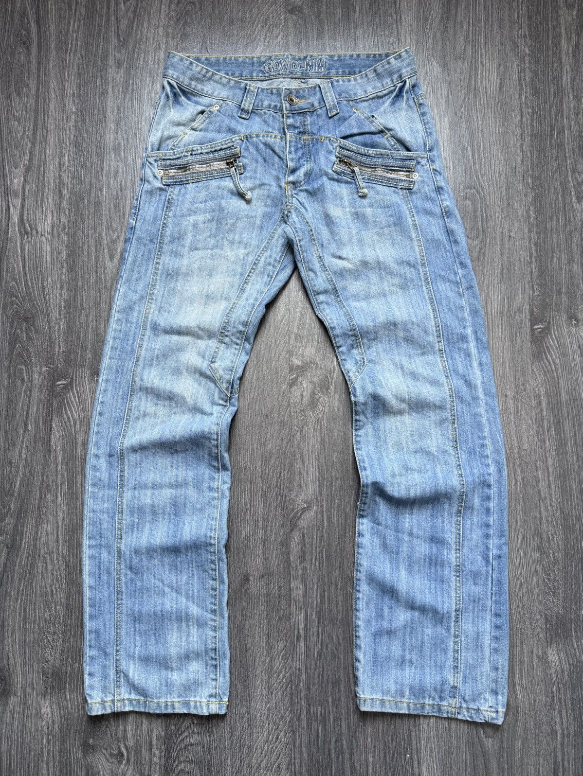 G-Star × Japanese Brand × Vintage Y2K Vintage Japanese Avantgarde if6was9 style denim pants Size US 33 - 1 Thumbnail