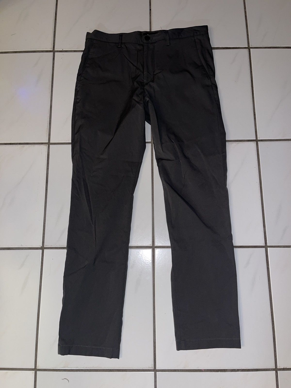 Theory Theory Men’s 31 Gray Zaine SW Neoteric Stretch Chino Pants Size US 31 - 2 Thumbnail