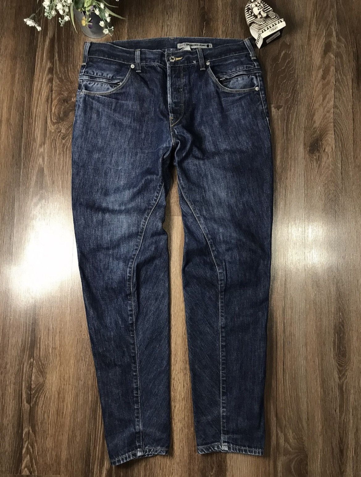Levi's Levis Engineered Denim Pants jeans Zip Pocket Size US 33 - 1 Thumbnail