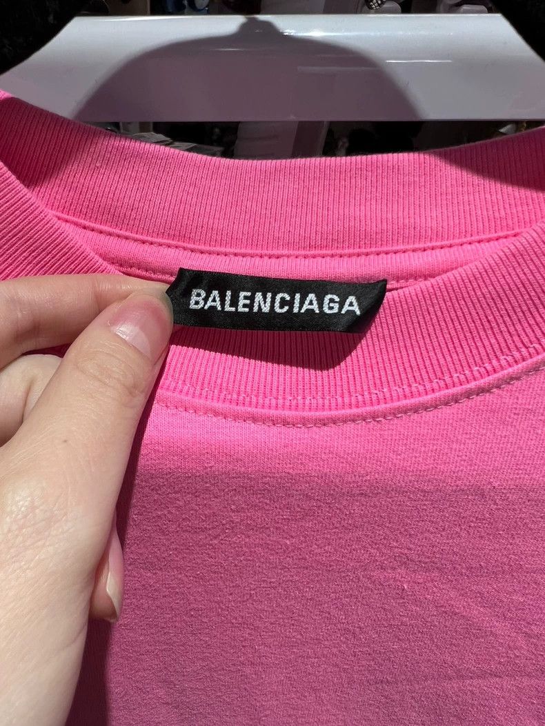 Balenciaga Balenciaga Fluorescent Pink Coke Short Sleeve New Size S Size US S / EU 44-46 / 1 - 2 Thumbnail