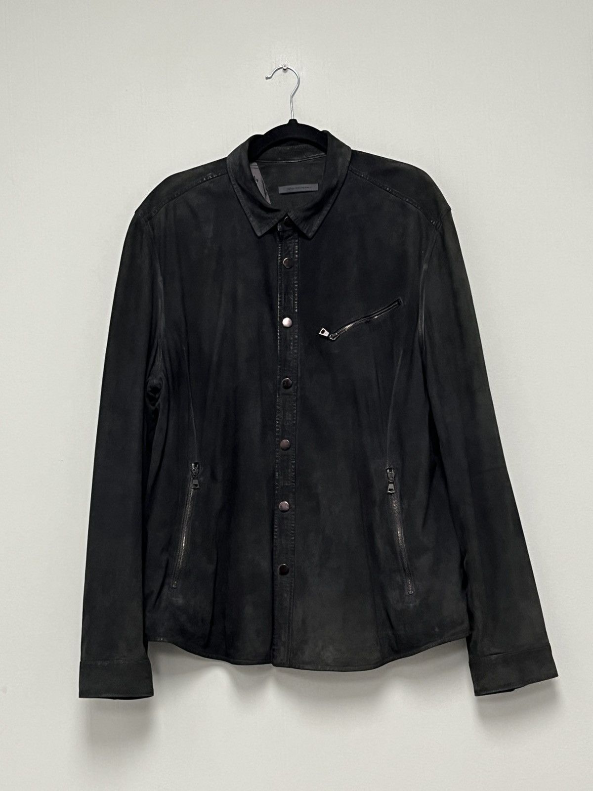 John Varvatos Kadd goat suede shirt jacket. 58 Size US XXL / EU 58 / 5 - 15 Thumbnail