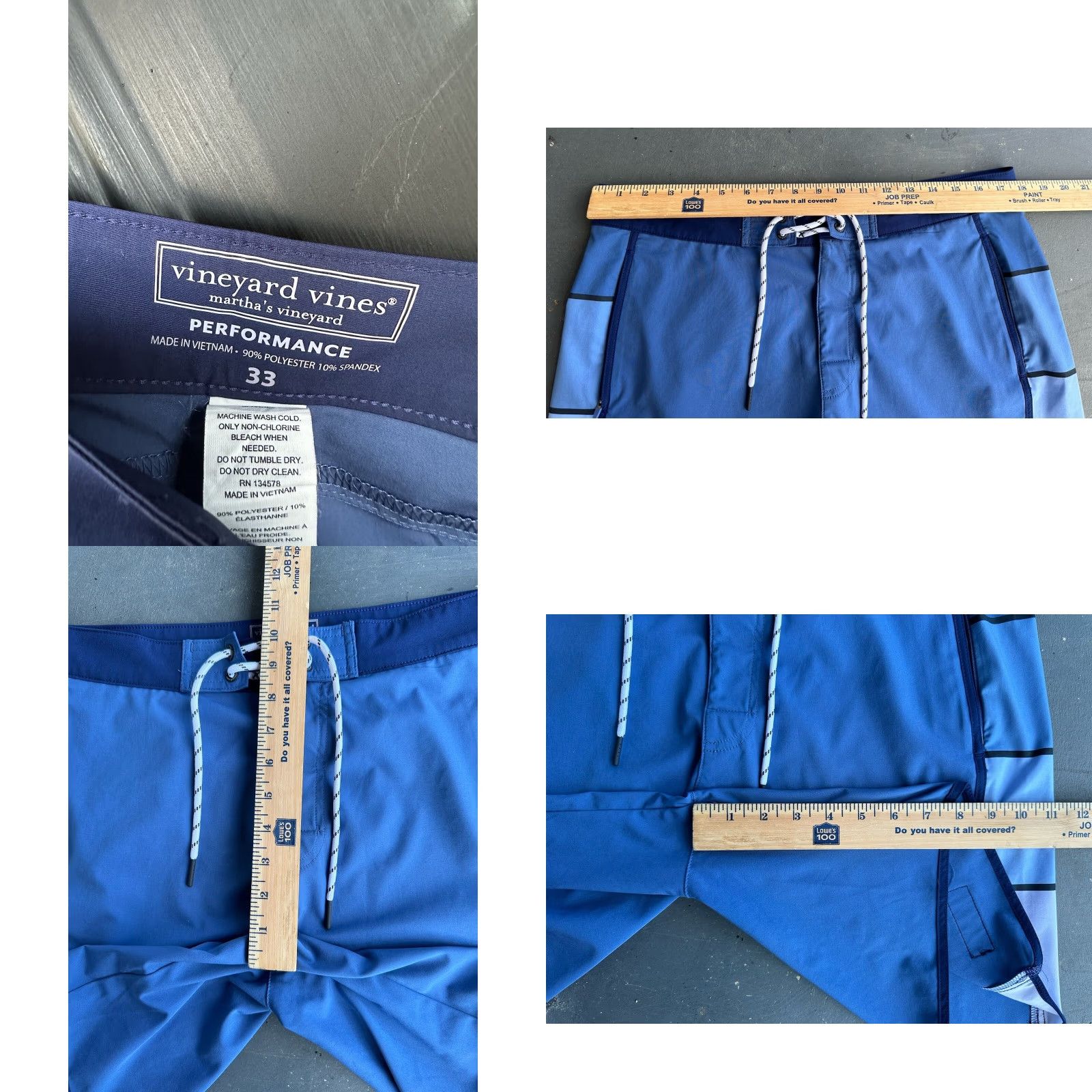Vineyard Vines Vineyard Vines Board Shorts Trunks 33 Blue Regular Men Size US 33 - 9 Thumbnail