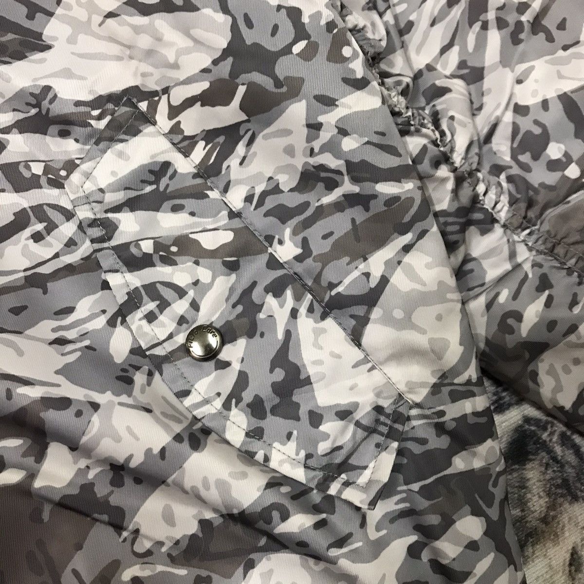 Japanese Brand Fieldcore Warm & Toughness Navy Camo Style Bomber Jacket Size US L / EU 52-54 / 3 - 5 Thumbnail