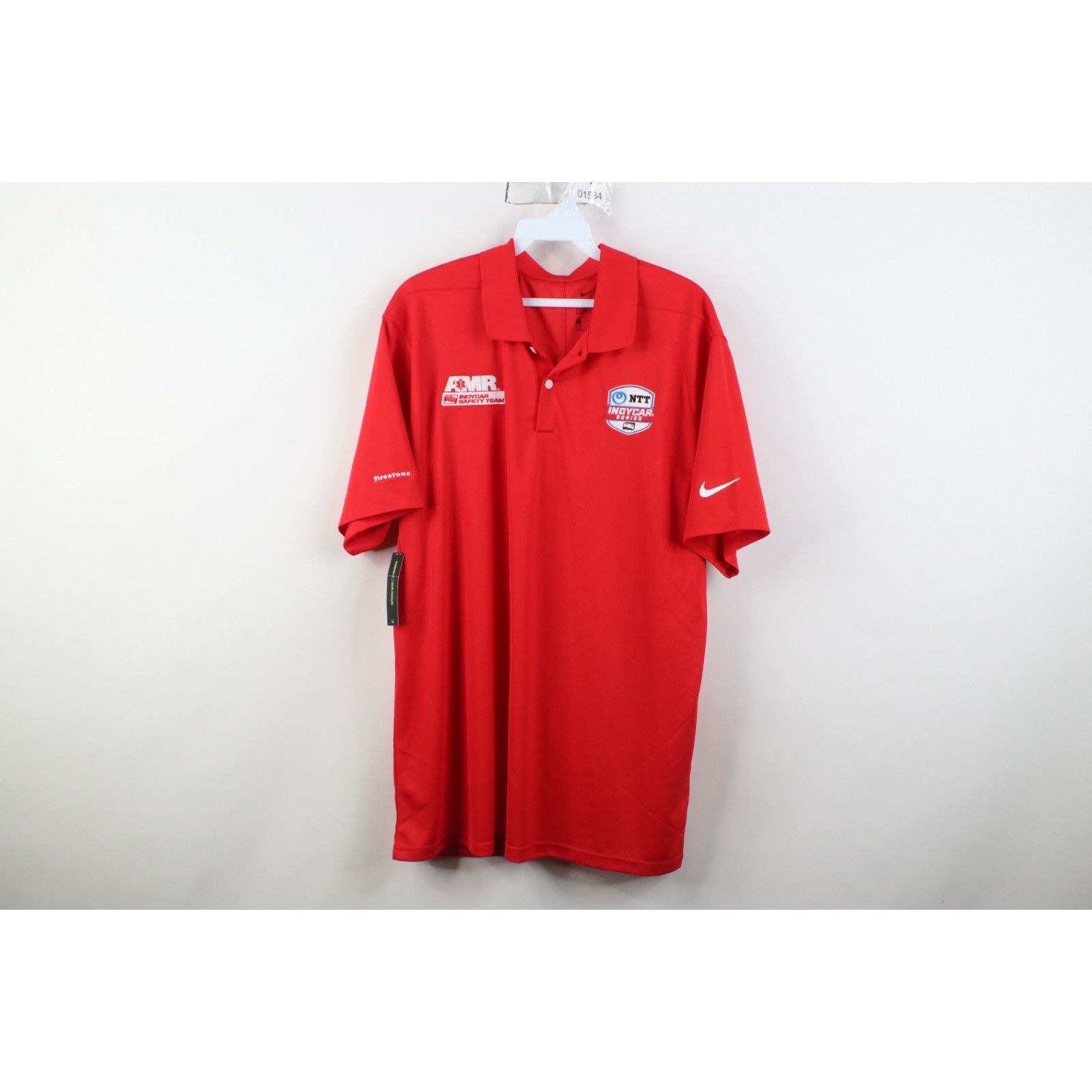 Nike New Nike NTT Indycar Series AMER Safety Team Polo Size US L / EU 52-54 / 3 - 1 Thumbnail