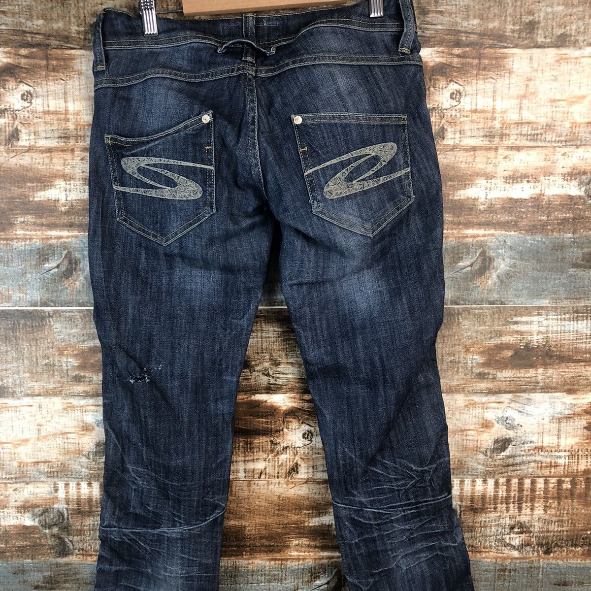 Japanese Brand TRF Denim Distressed Denim Pants #A2113 Size 28" / US 6 / IT 42 - 18 Thumbnail