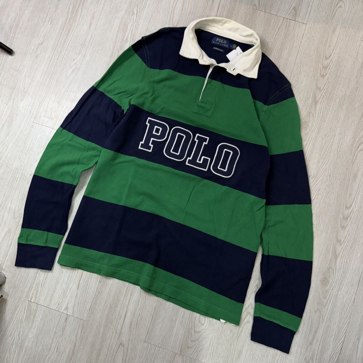 Polo Ralph Lauren POLO RALPH LAUREN Rugby poloshirt stripe Size US L / EU 52-54 / 3 - 2 Thumbnail