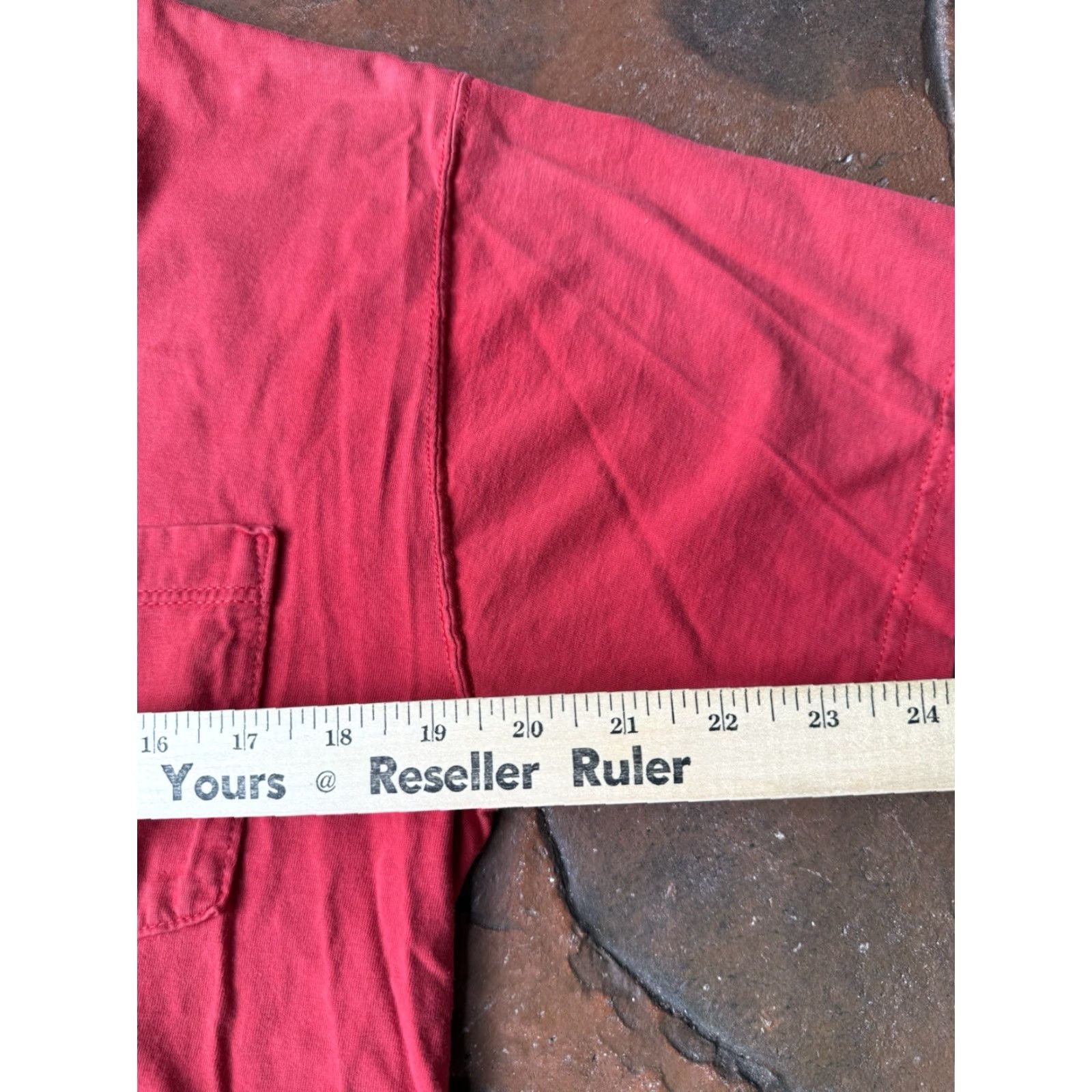 Russell Athletic VINTAGE Russell Athletic Pocket T-Shirt Medium Red USA 90s Mens Shirt Size US M / EU 48-50 / 2 - 7 Thumbnail
