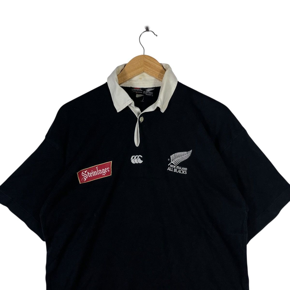 Canterbury of New Zealand Vintage 1990s Canterbury New Zealand All Blacks Steinlager Size US M / EU 48-50 / 2 - 2 Thumbnail
