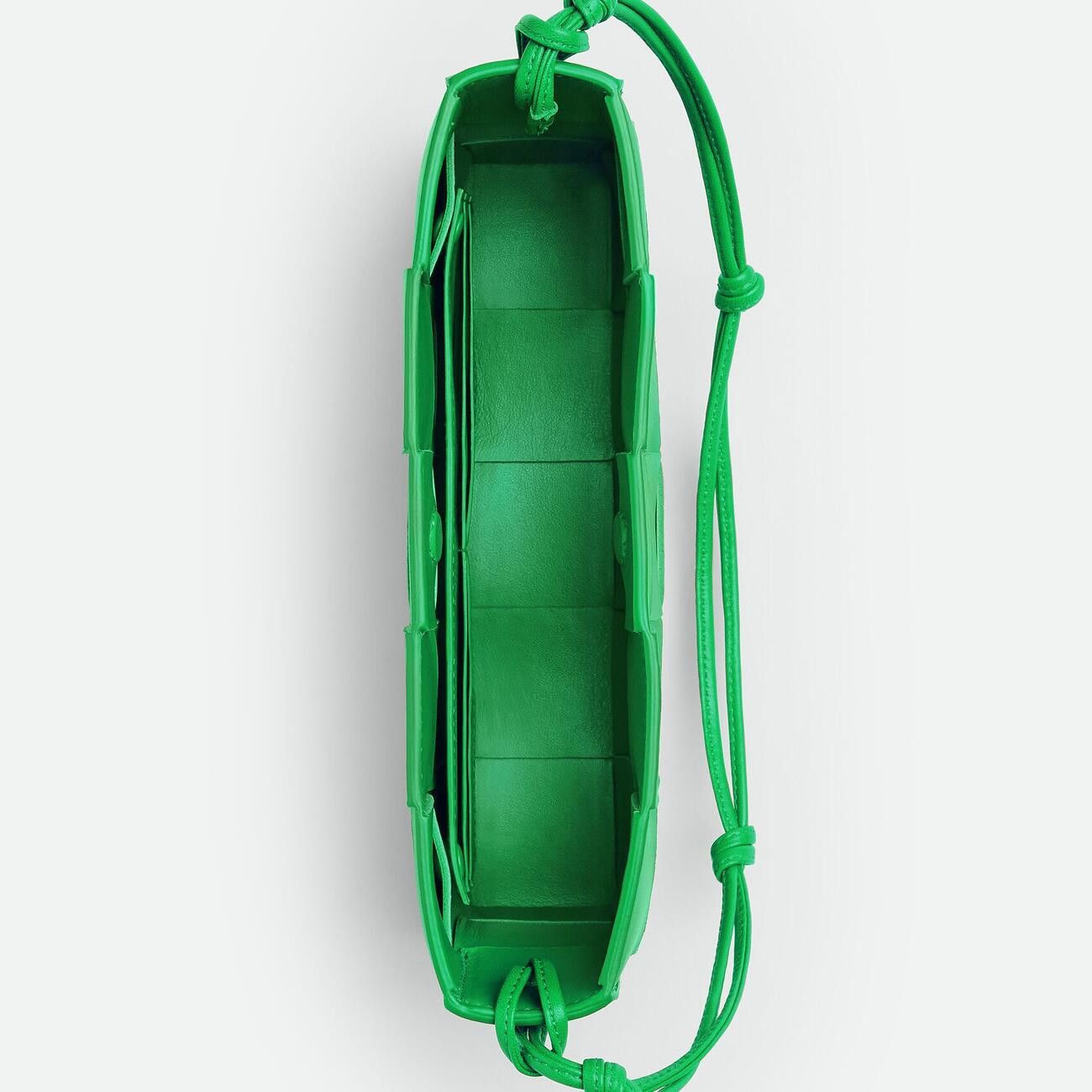Bottega Veneta o1n1vont1124 Size: OS / Cassette Pouch On Strap in Green Size ONE SIZE - 3 Thumbnail