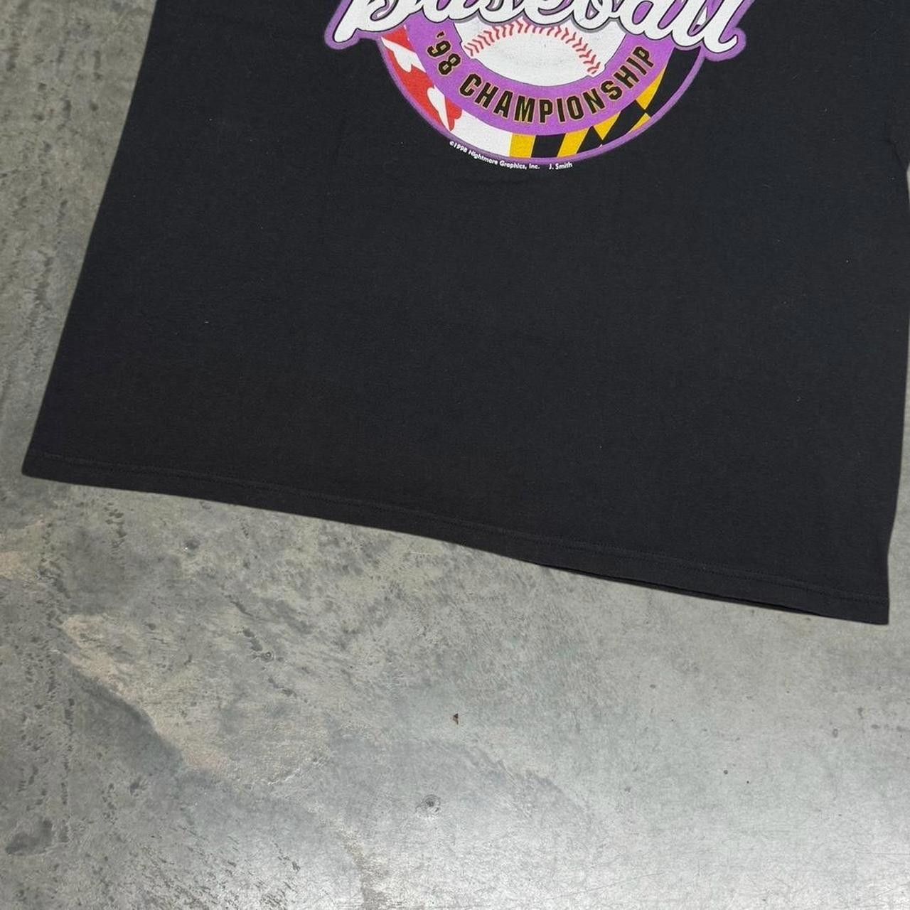 Fruit Of The Loom × Vintage Vintage 1998 Maryland State Baseball Championship T-Shirt Size US XL / EU 56 / 4 - 3 Thumbnail