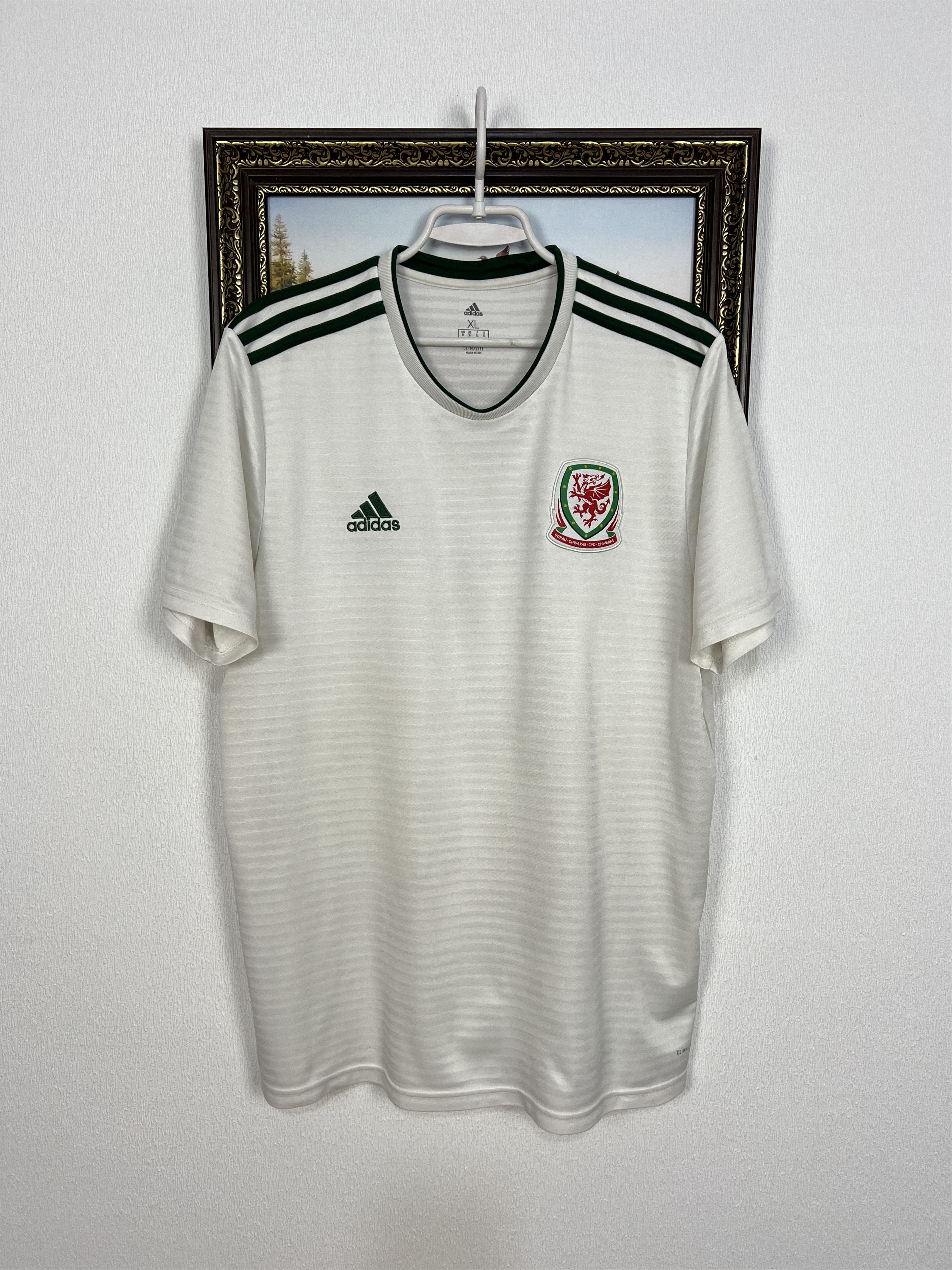 Adidas Wales Away football shirt 2018 Soccer Adidas Jersey National Size US XL / EU 56 / 4 - 1 Thumbnail