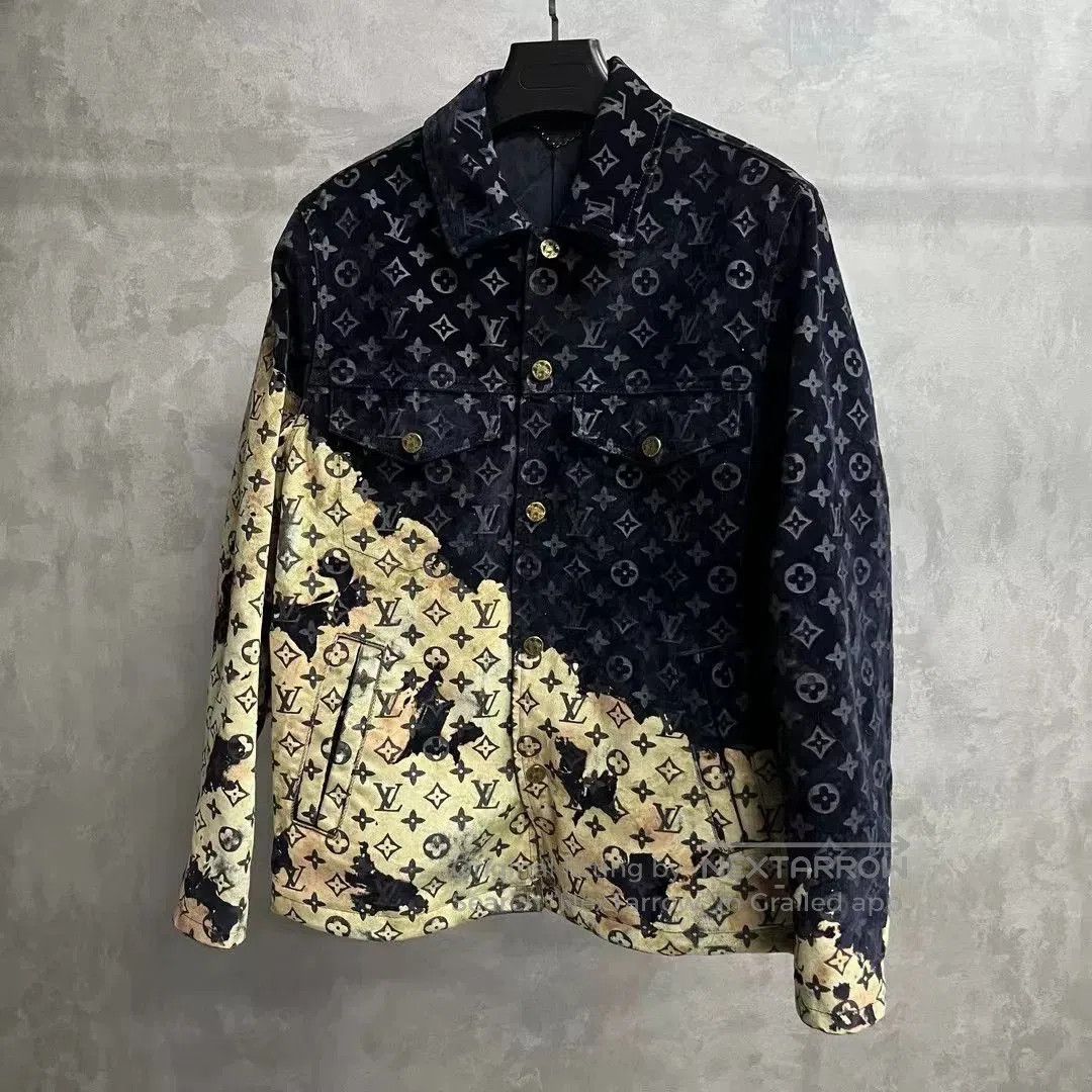 Louis Vuitton Louis Vuitton Black Fire Cloud Denim Jacket. Size US S / EU 44-46 / 1 - 1 Thumbnail