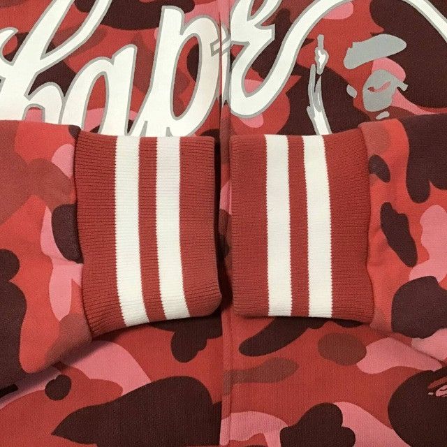 Bape × Nigo BAPE camo sweat varsity jacket a bathing ape NIGO Size US L / EU 52-54 / 3 - 5 Thumbnail