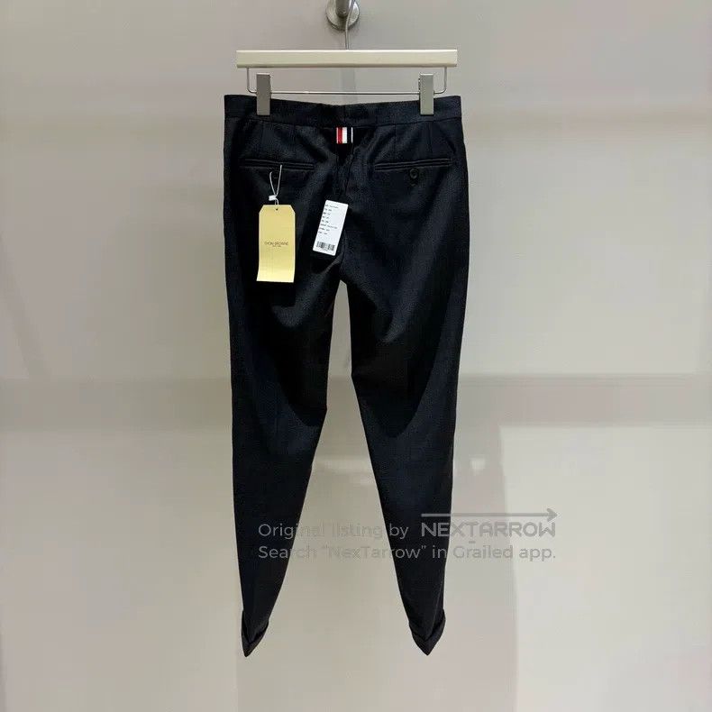 Thom Browne Thom Browne Classic Trousers - Dark Gray Size 25" / US 0 / IT 36 - 2 Thumbnail