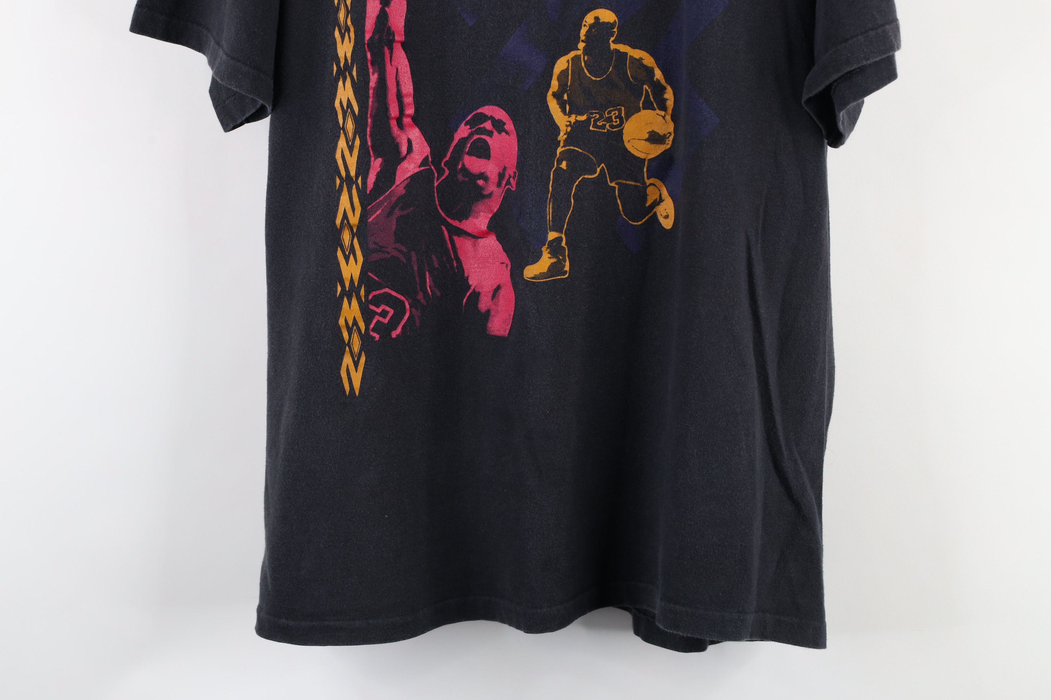 Nike × Vintage Vintage 90s Nike Out Air Jordan Short Sleeve T-Shirt USA Size US L / EU 52-54 / 3 - 3 Thumbnail