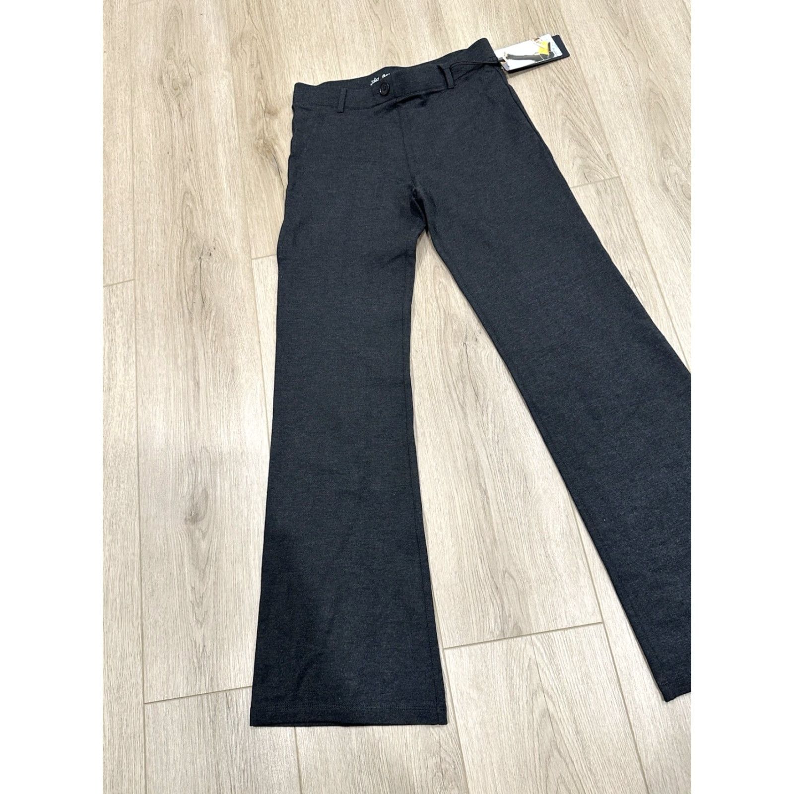 Vintage Betabrand Classic Dress Pants Yoga Pant Women's PS Petite Grey Boot Cut Pant Size 28" / US 6 / IT 42 - 3 Thumbnail