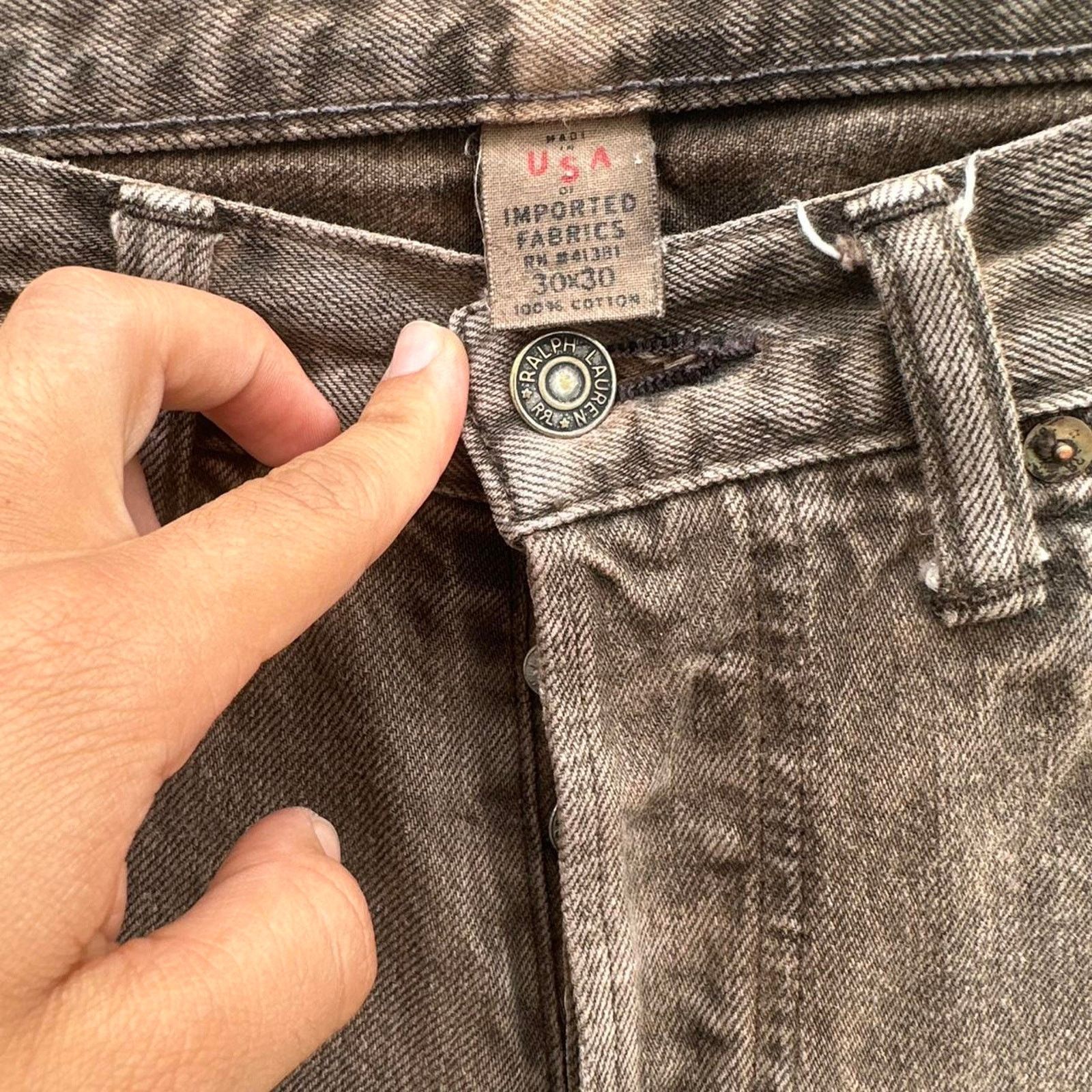 RRL Ralph Lauren RRL Japanese Selvedge Slim Denim Size US 30 / EU 46 - 6 Thumbnail