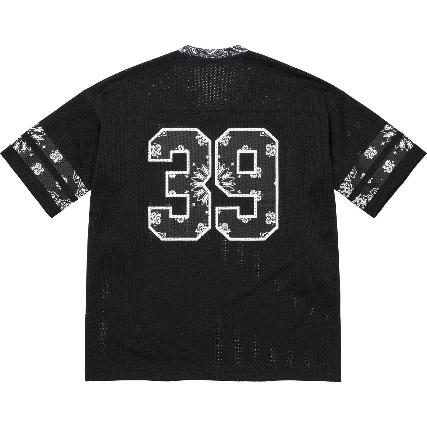 Supreme Bandana Football Jersey Black Men's - SS25 - US