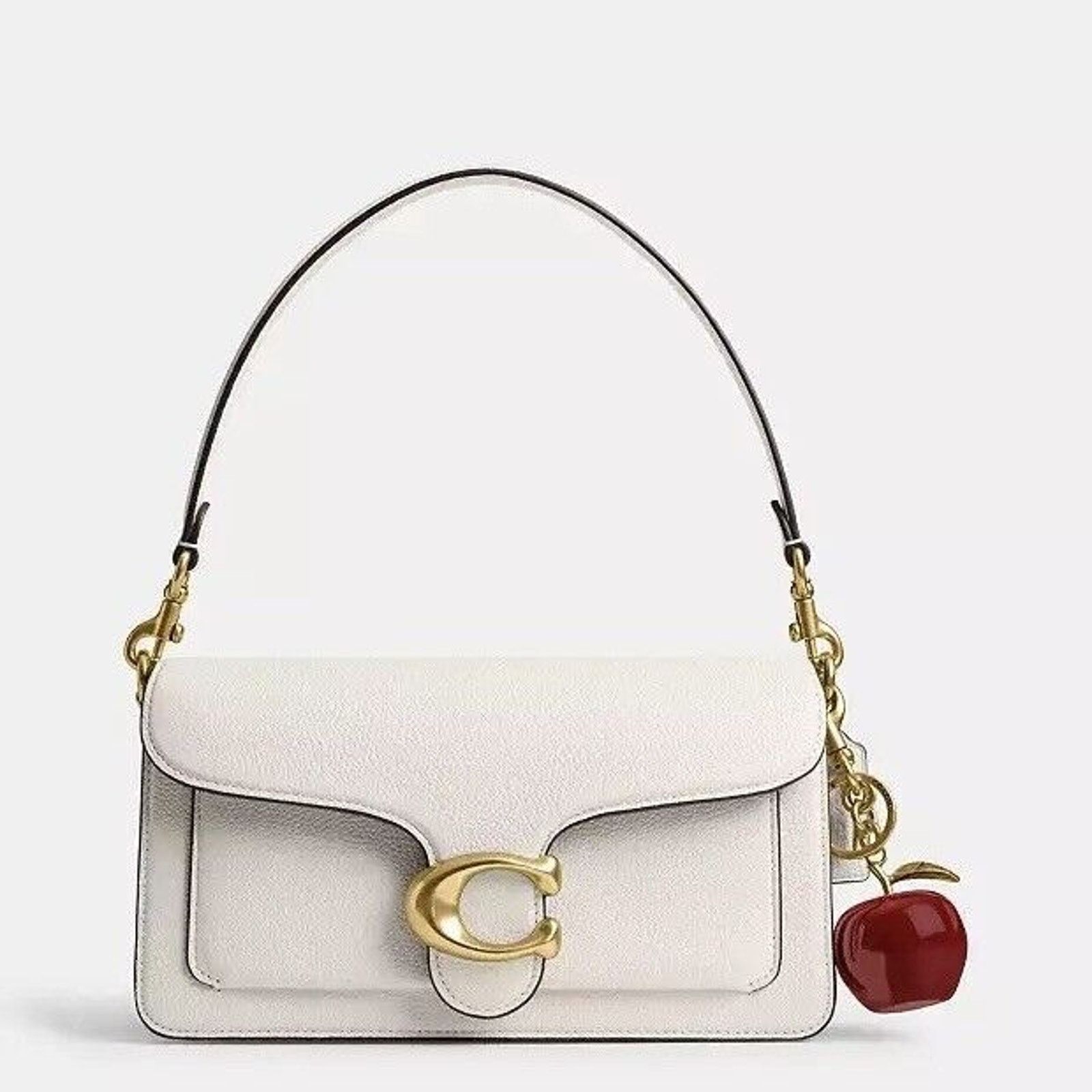 Coach NWT Limited Coach Small Resin Apple Bag Charm Brass / Red Size ONE SIZE - 2 Thumbnail