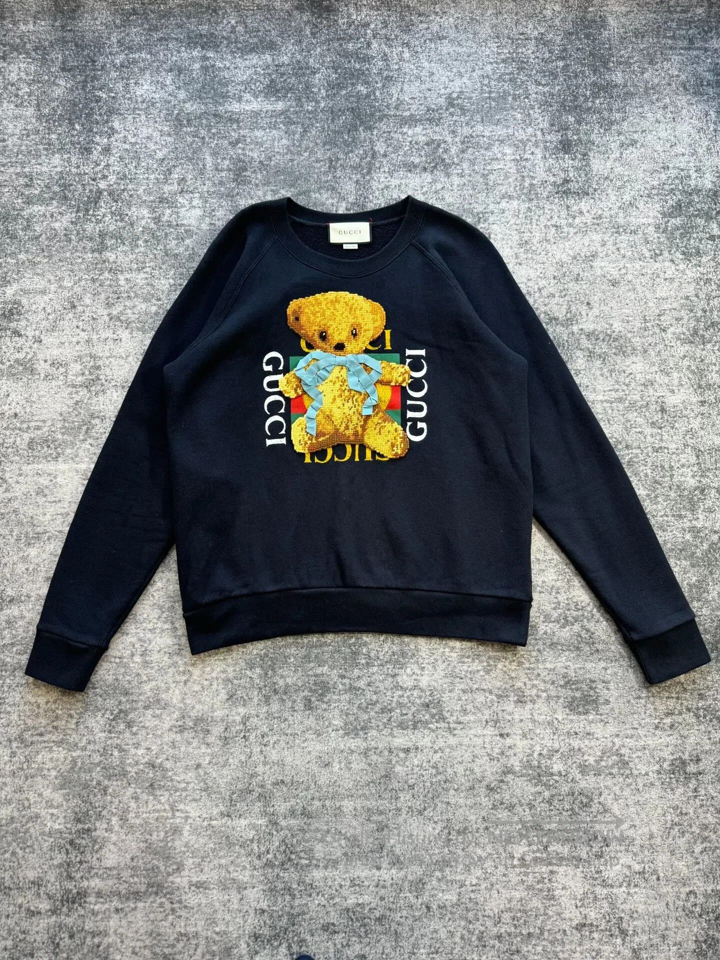 Gucci gucci navy blue bear sweatshirt size S. Size US S / EU 44-46 / 1 - 1 Thumbnail
