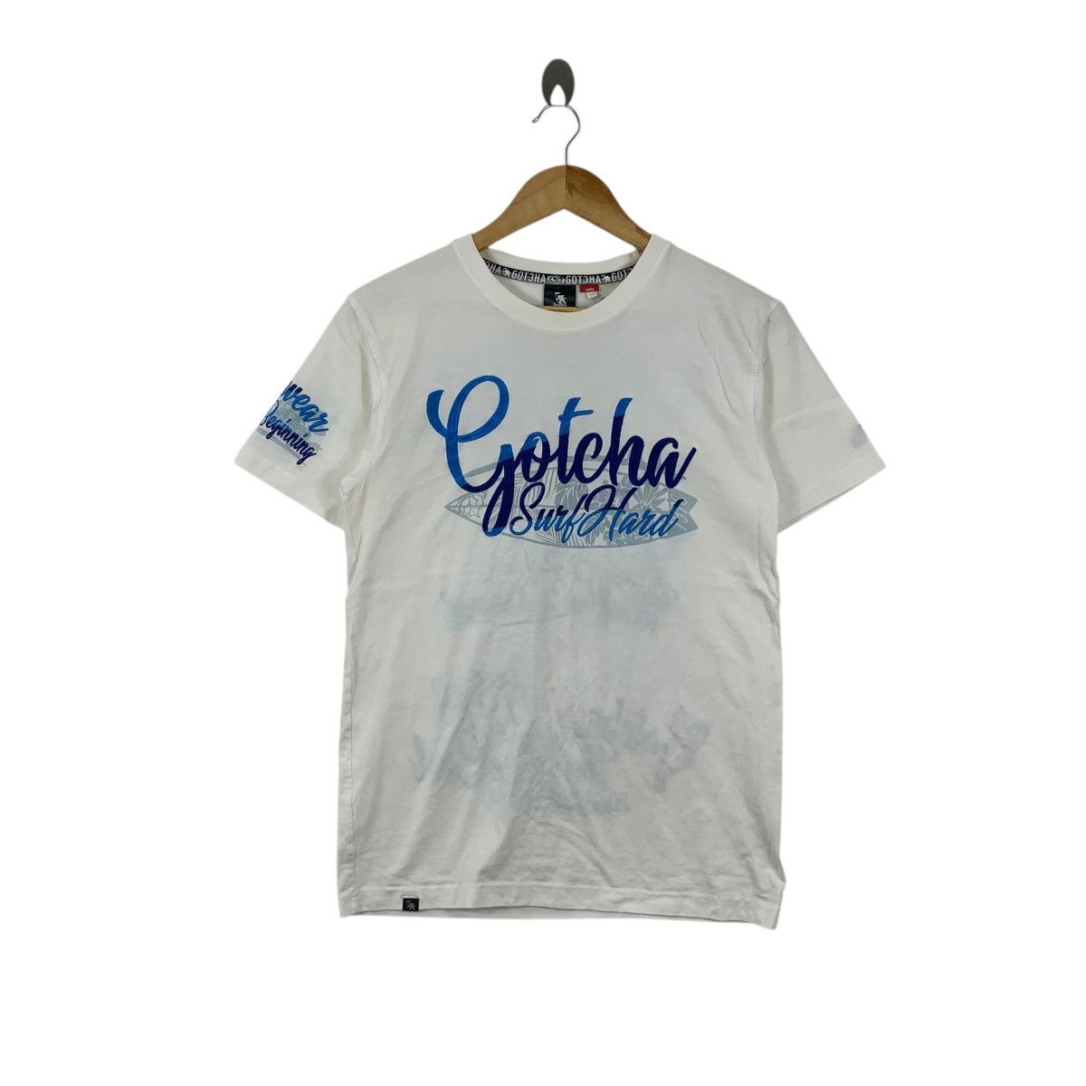Gotcha GOTCHA CALIFORNIA SURF Ride Waves Sunwear Tee Shirt Top Size US L / EU 52-54 / 3 - 1 Thumbnail