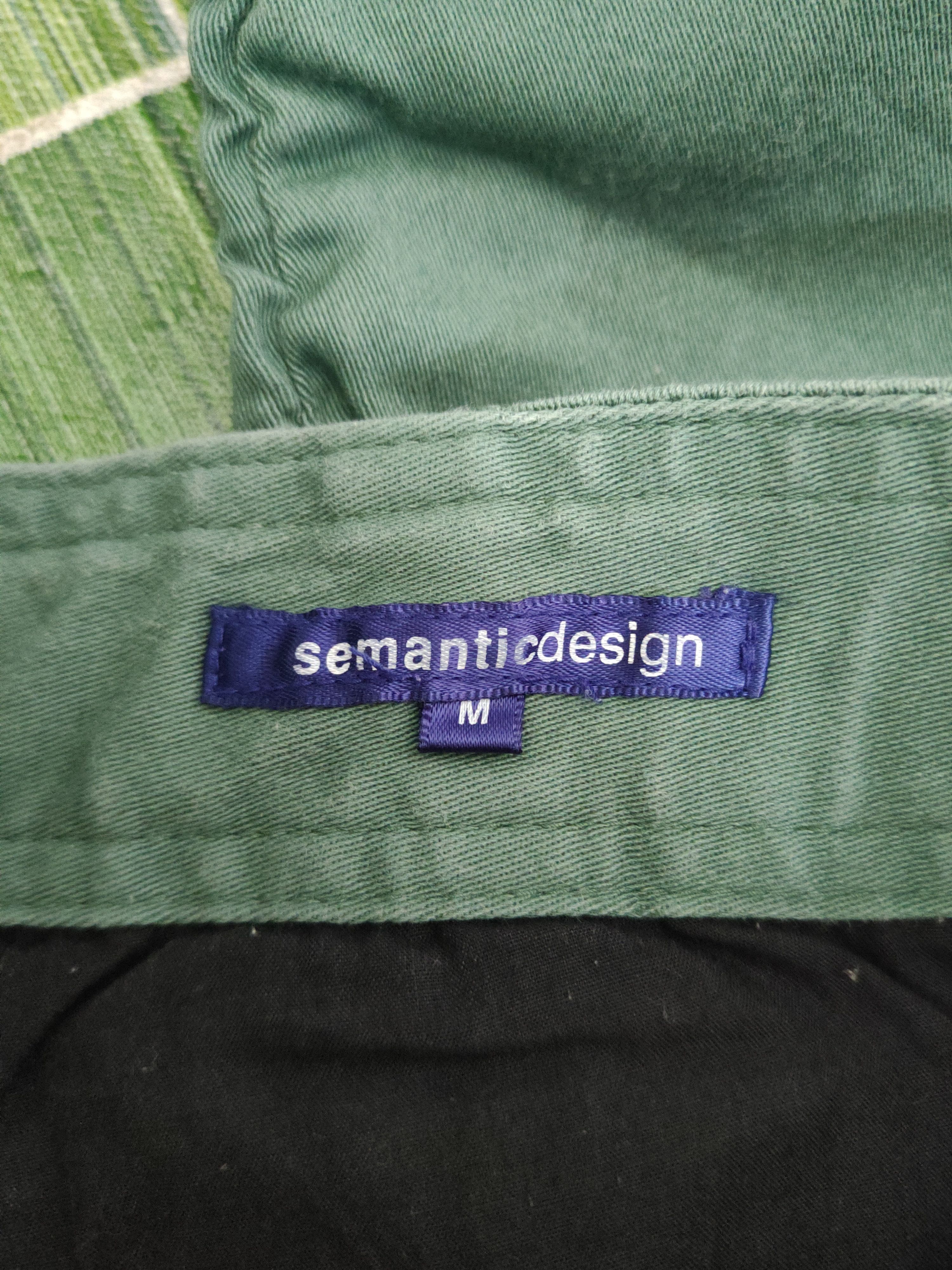 semanticdesign DL Semantic Design Green Multipocket Cargo Pants #2159 Size US 30 / EU 46 - 13 Thumbnail