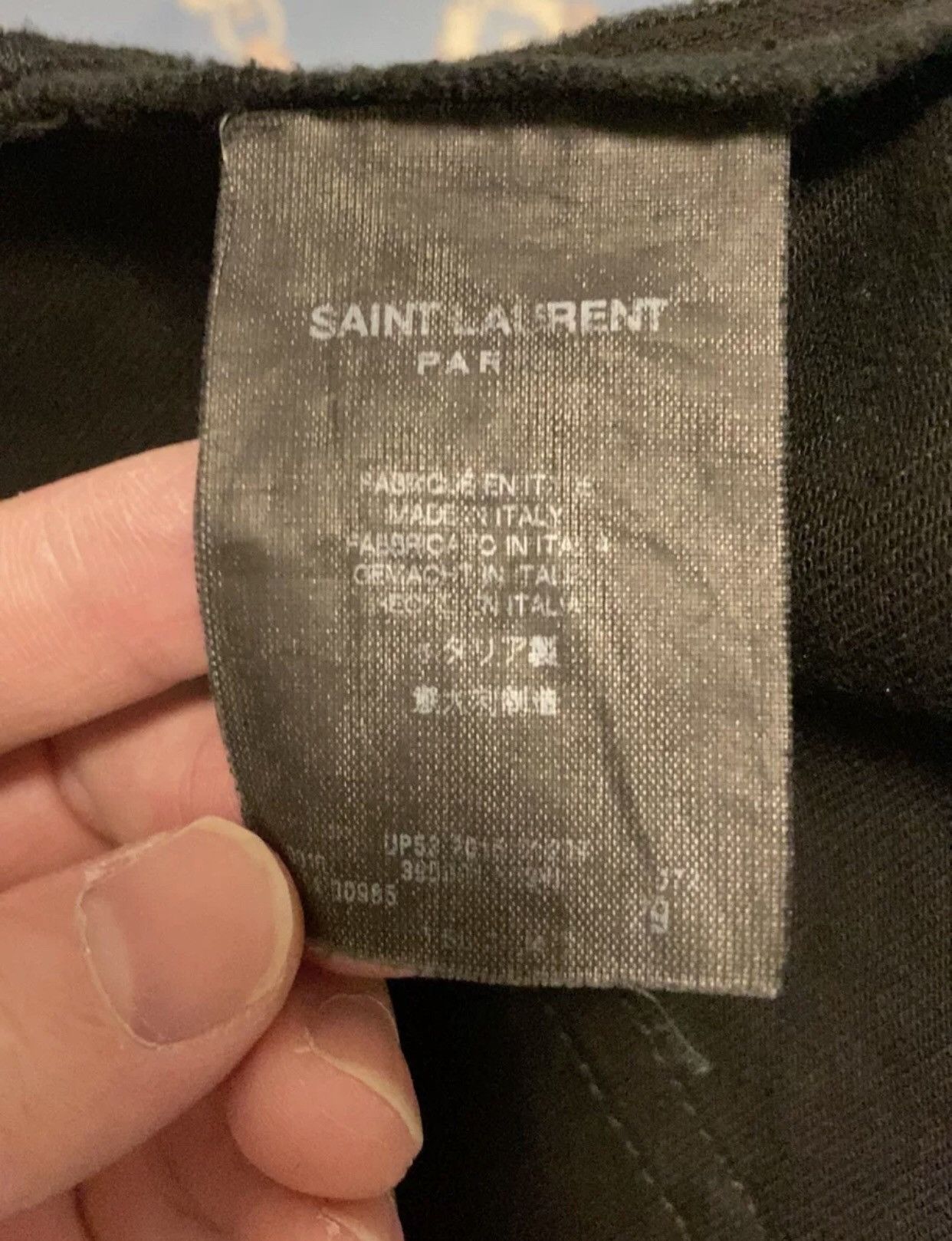 Saint Laurent Paris × Yves Saint Laurent SAINT LAURENT SLP brushed wax jeans 2409-Nextarrow Size US 29 - 5 Thumbnail