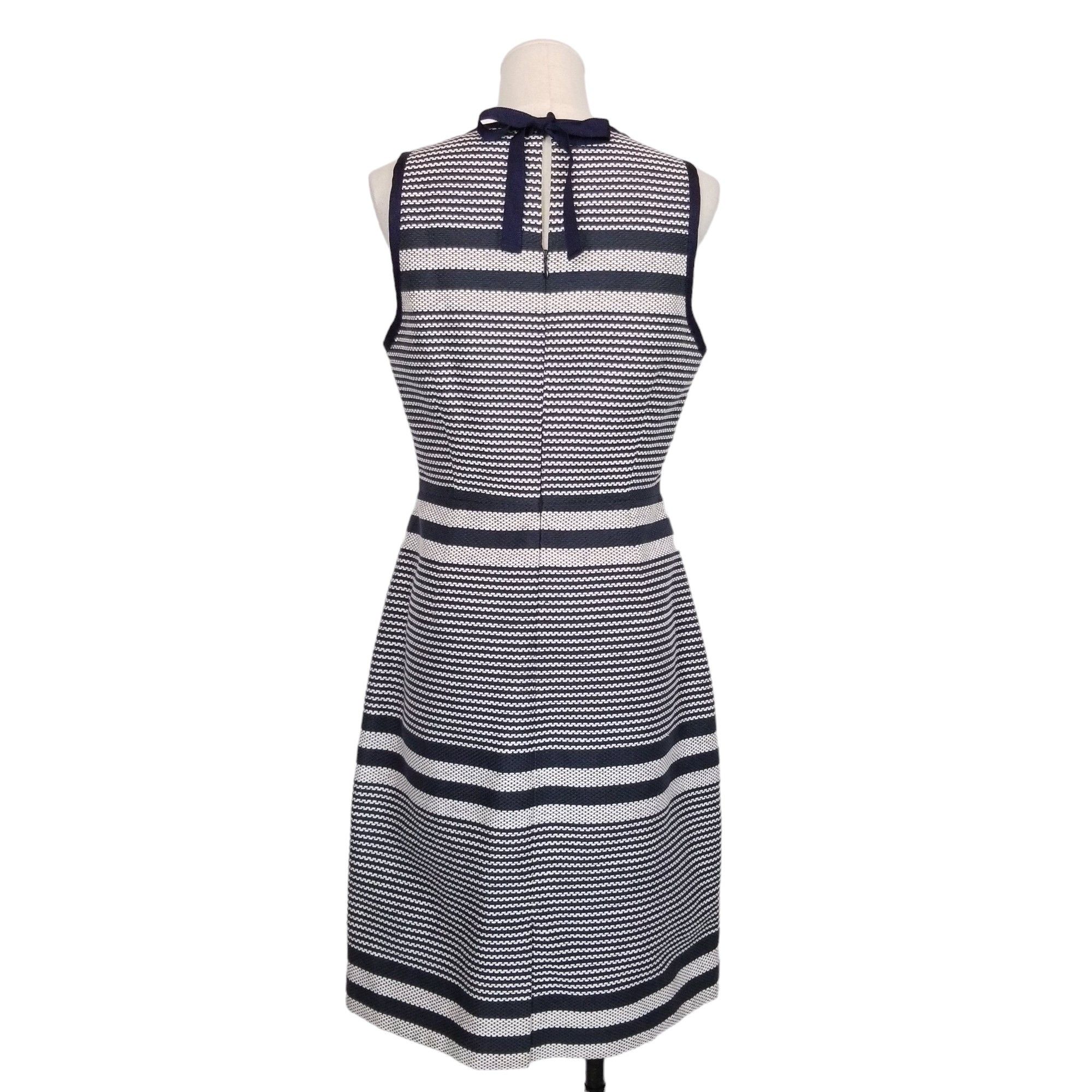 J.Crew Striped Sheath Dress Size S / US 4 / IT 40 - 4 Thumbnail