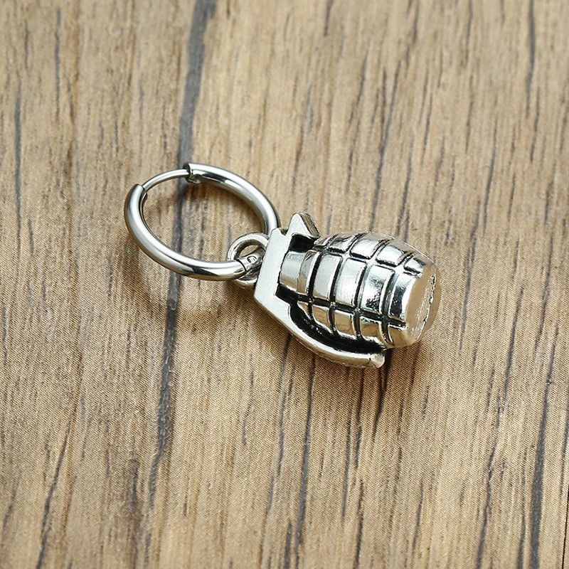Japanese Brand × Vintage 1Pair STAINLESS STEEL Earrings Size ONE SIZE - 2 Thumbnail