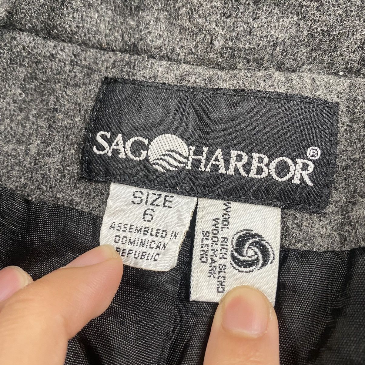 Other Vintage 90s Sag Harbor Wool Blend Blazer Size M / US 6-8 / IT 42-44 - 5 Thumbnail