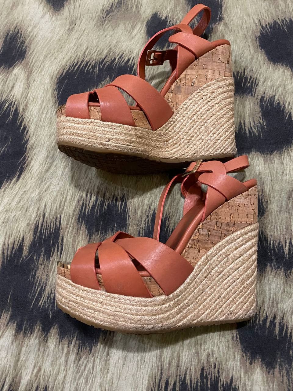 Jimmy Choo Vintage Jimmy Choo Open Toe High Platform Sandals Size US 7.5 / IT 37.5 - 7 Thumbnail