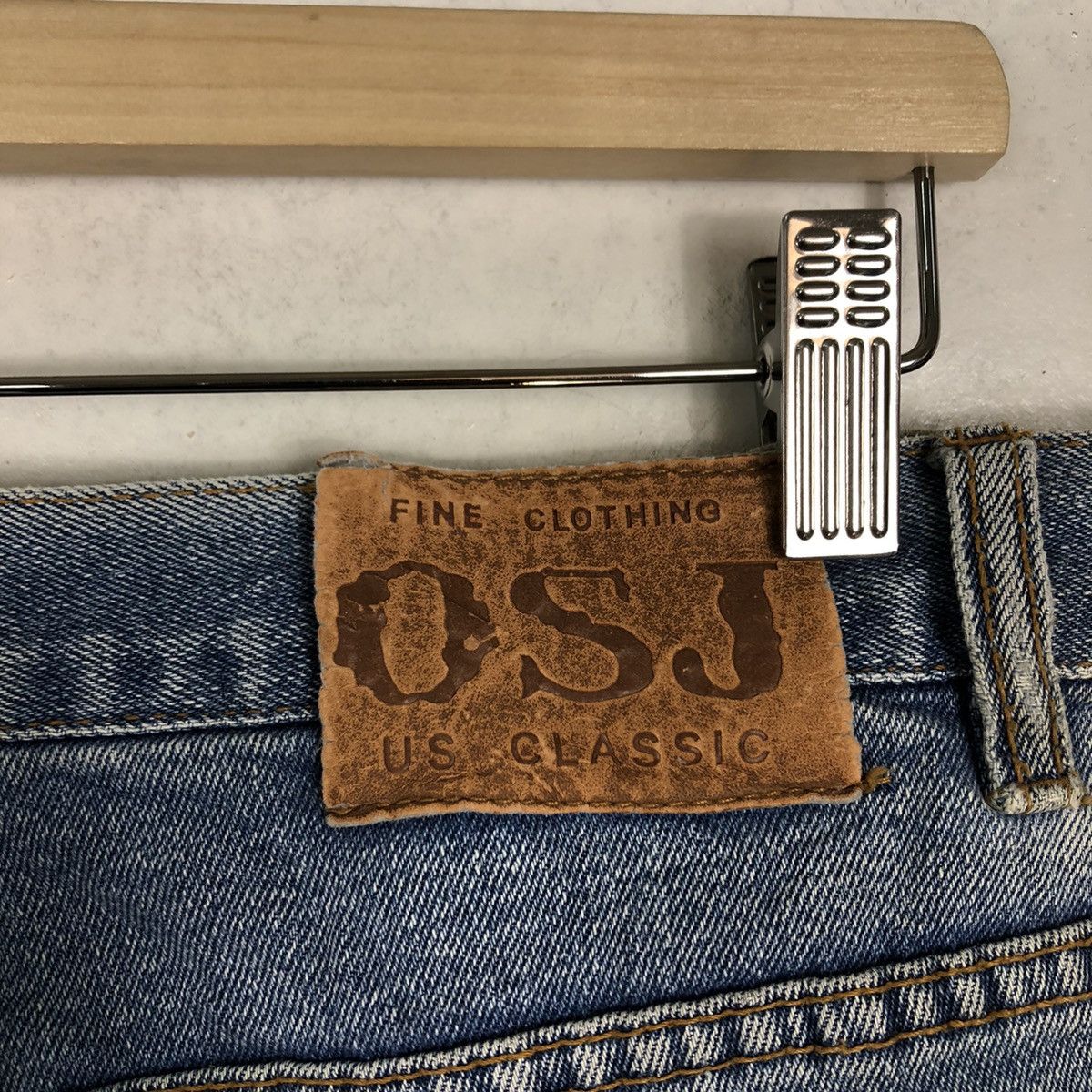 Japanese Brand RARE PUNK DESIGN DISTRESSED DENIM OSJ USA Size US 33 - 14 Thumbnail