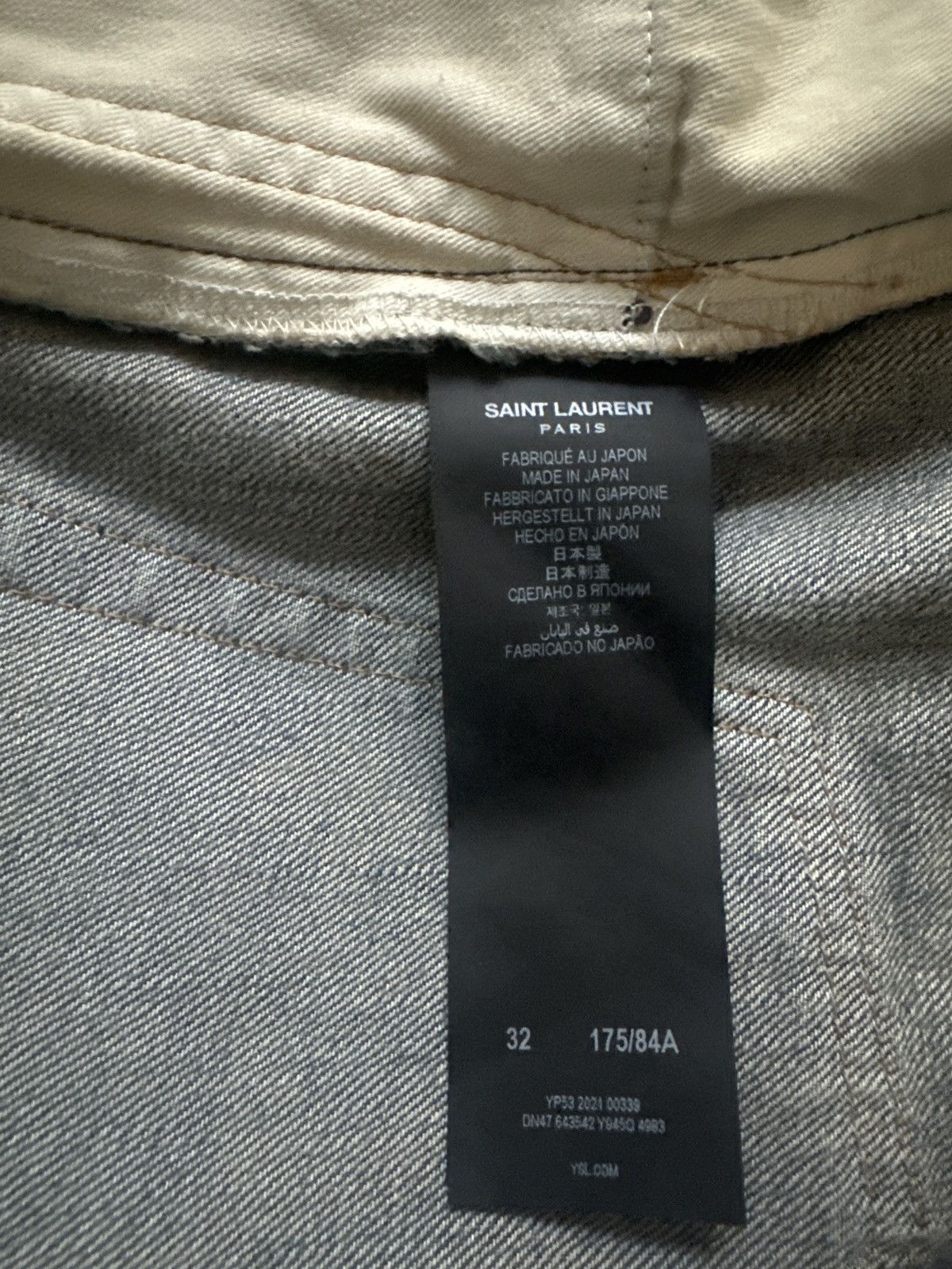 Saint Laurent Paris Saint Laurent Denim Shorts Sz 32 Size US 32 / EU 48 - 8 Thumbnail