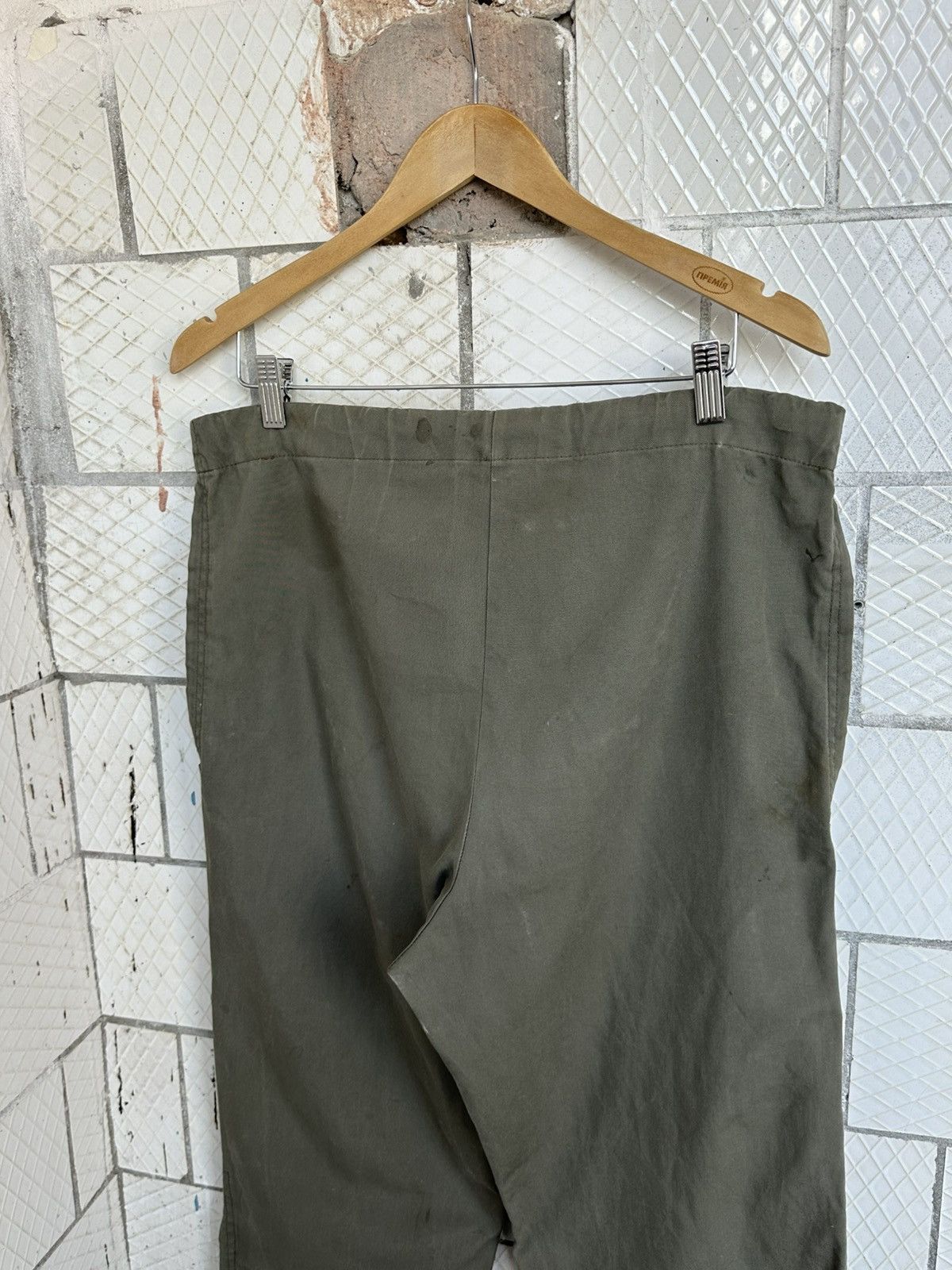 If Six Was Nine Vintage Military Khaki Zipper Cotton Pants Size US 32 / EU 48 - 9 Thumbnail