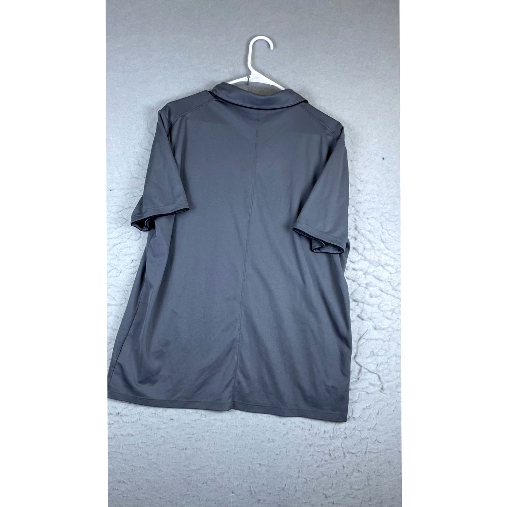 Nike Nike Polo Shirt Mens Large Gray Dri-FIT Short Sleeve Golf Top Size US L / EU 52-54 / 3 - 3 Thumbnail