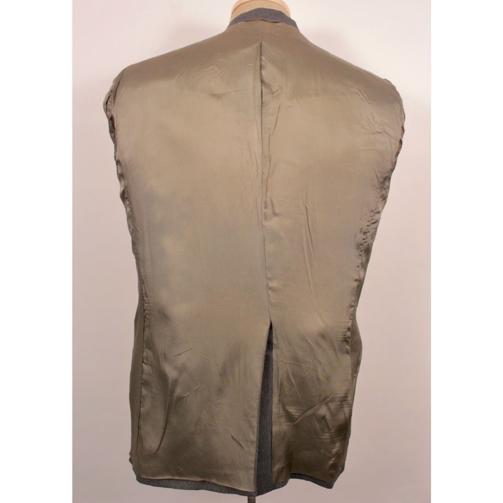 Vintage VINTAGE Circle S Mens Western Leisure Suit 2 PC Grey 1970s 70s 2 PC Sz M Polyester Mens Western Suit Size 40R - 5 Thumbnail