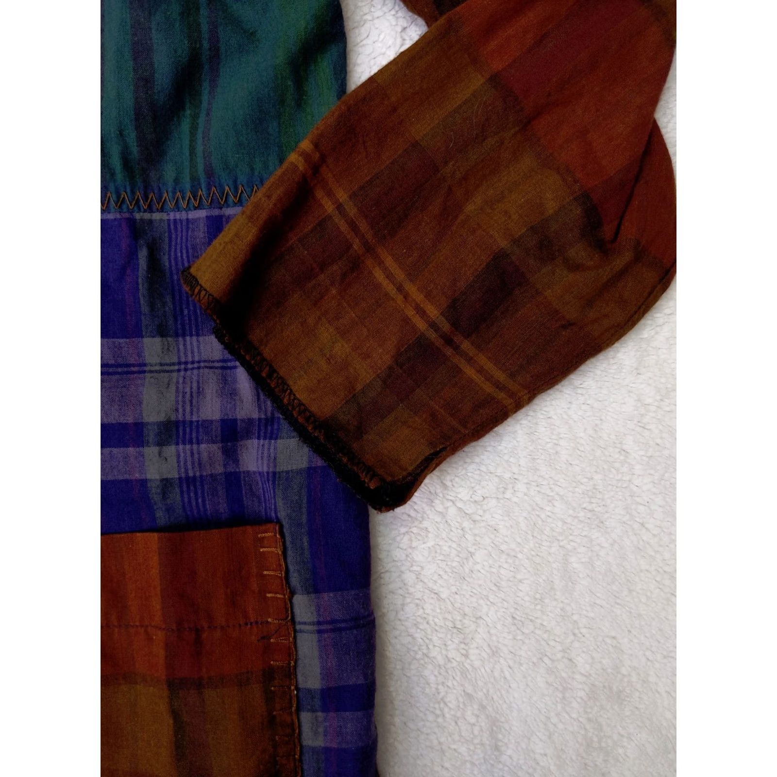 Liz Claiborne Liz Claiborne Shirt Blazer Women Plaid Multicolor 1 Button Long Sleeve Plus Size Fashion Street Styles Size XS / US 0-2 / IT 36-38 - 2 Thumbnail